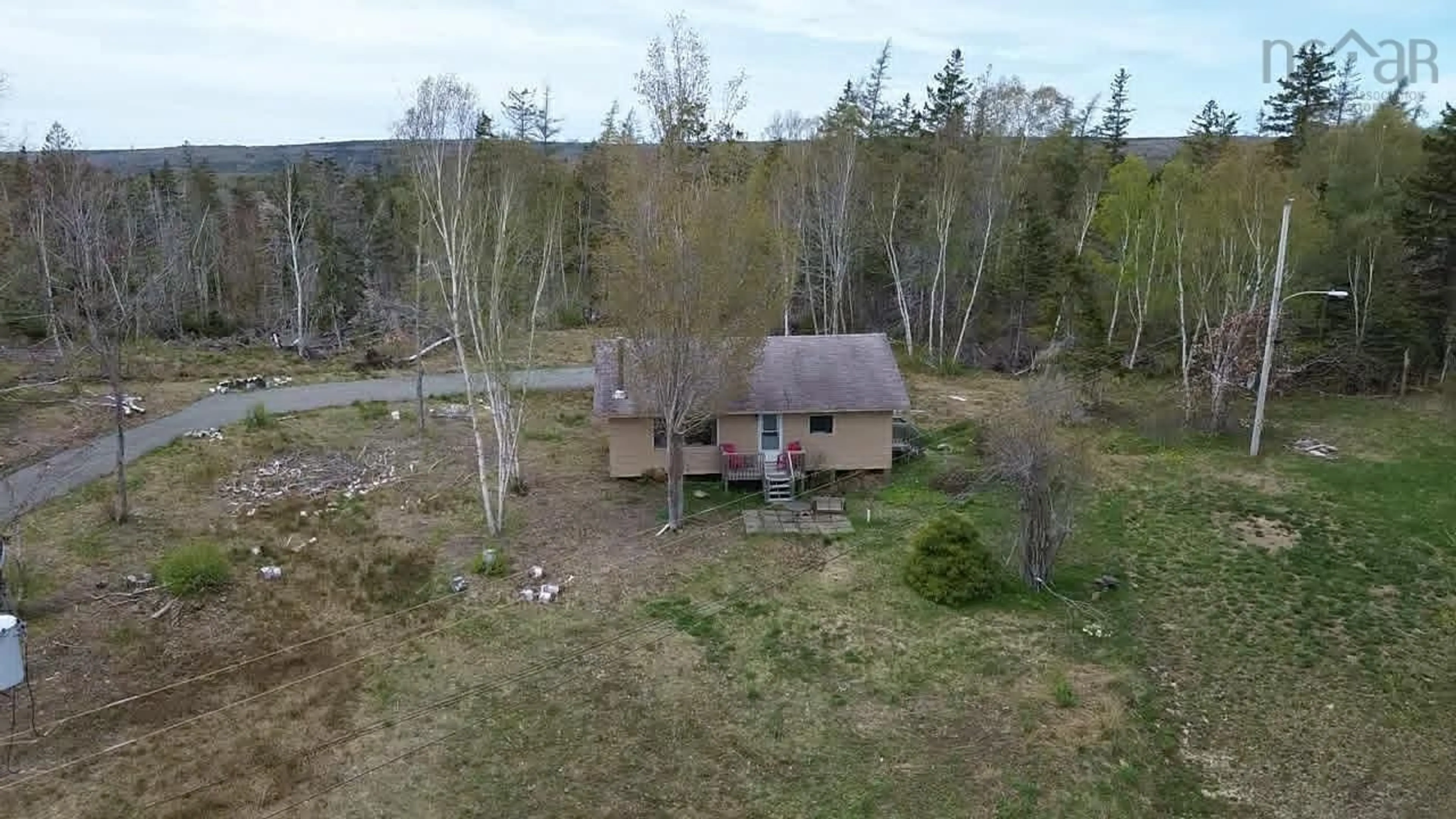 A pic from outside/outdoor area/front of a property/back of a property/a pic from drone, unknown for 4299 Grand Mira North Rd, Huntington Nova Scotia B1K 1V7