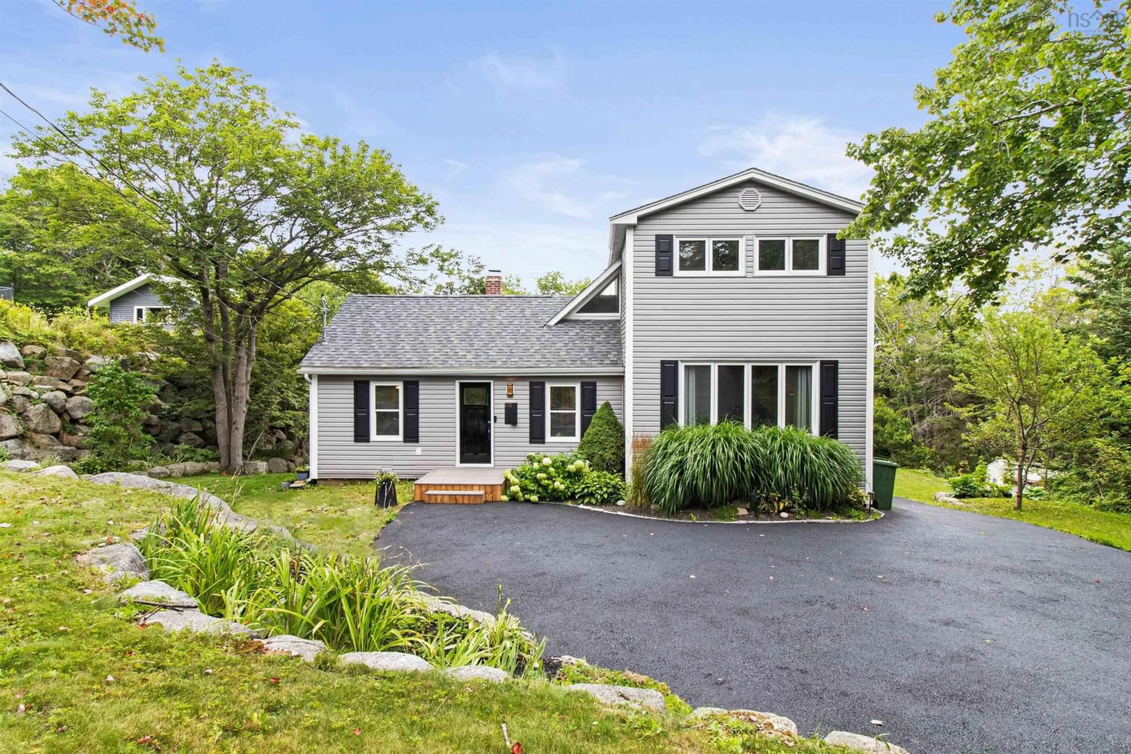 Home with vinyl exterior material, street for 100 Ketch Harbour Rd, Herring Cove Nova Scotia B3V 1J4