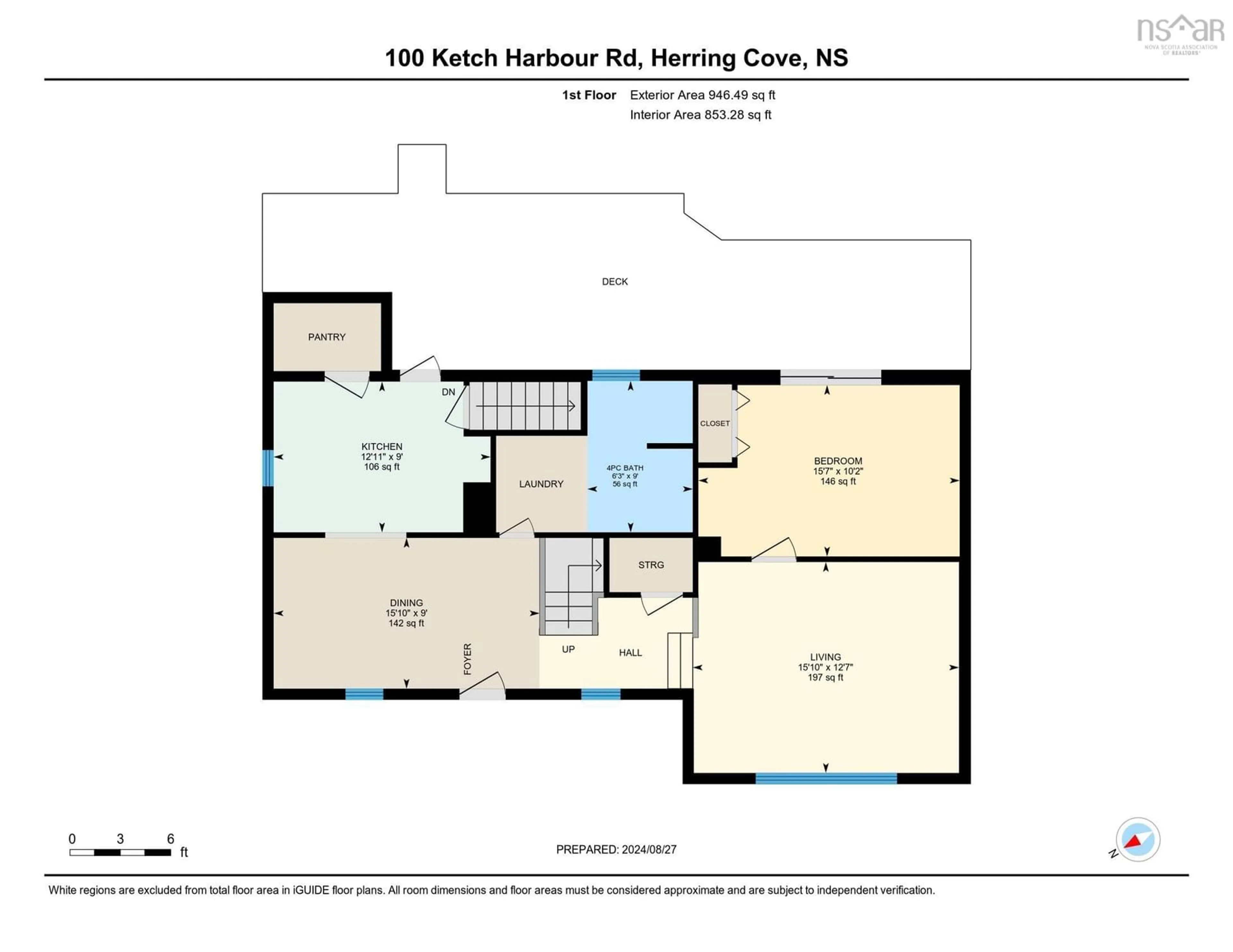 Floor plan for 100 Ketch Harbour Rd, Herring Cove Nova Scotia B3V 1J4
