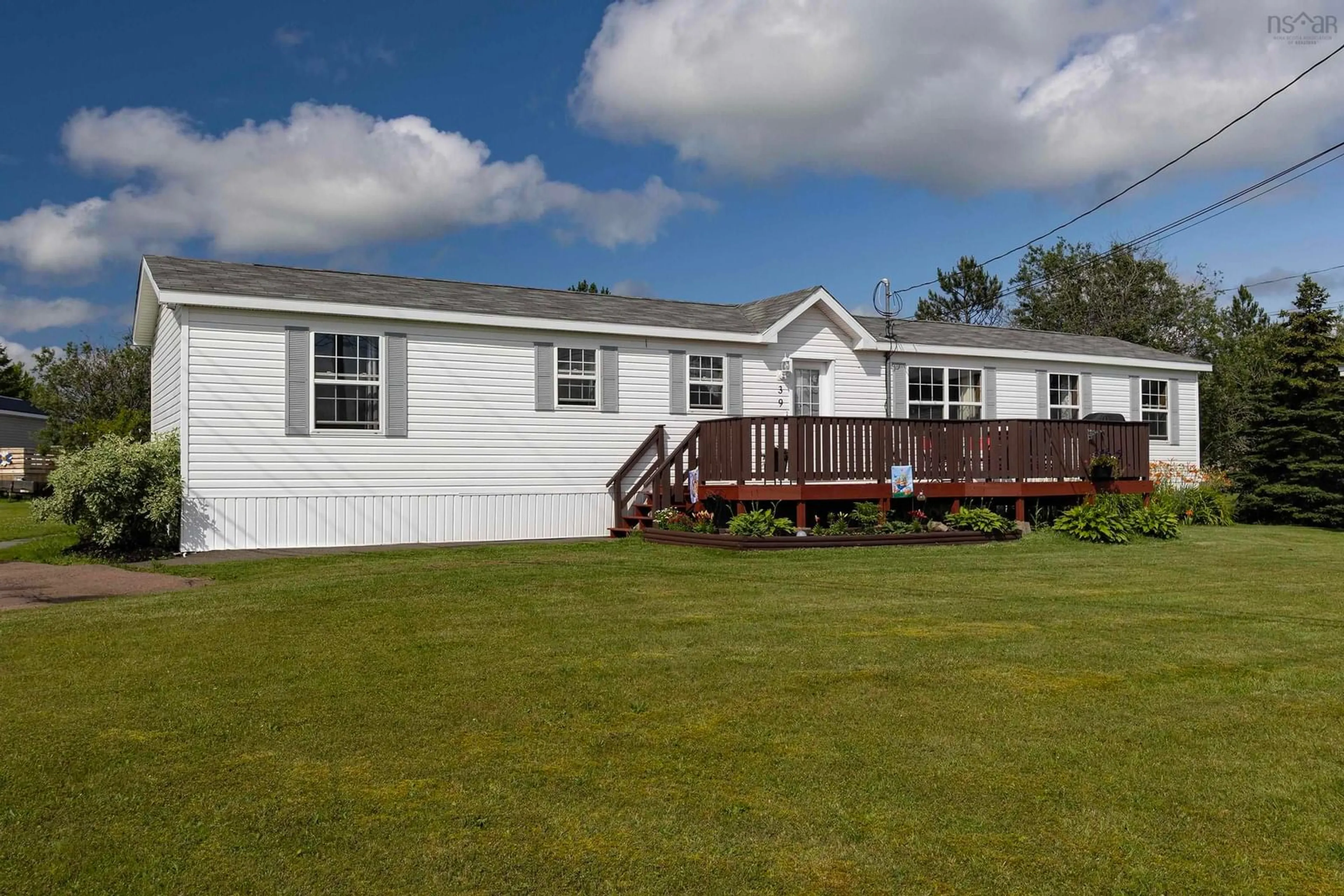 Home with vinyl exterior material, water/lake/river/ocean view for 39 Rosewood Dr, Amherst Nova Scotia B4H 4P4