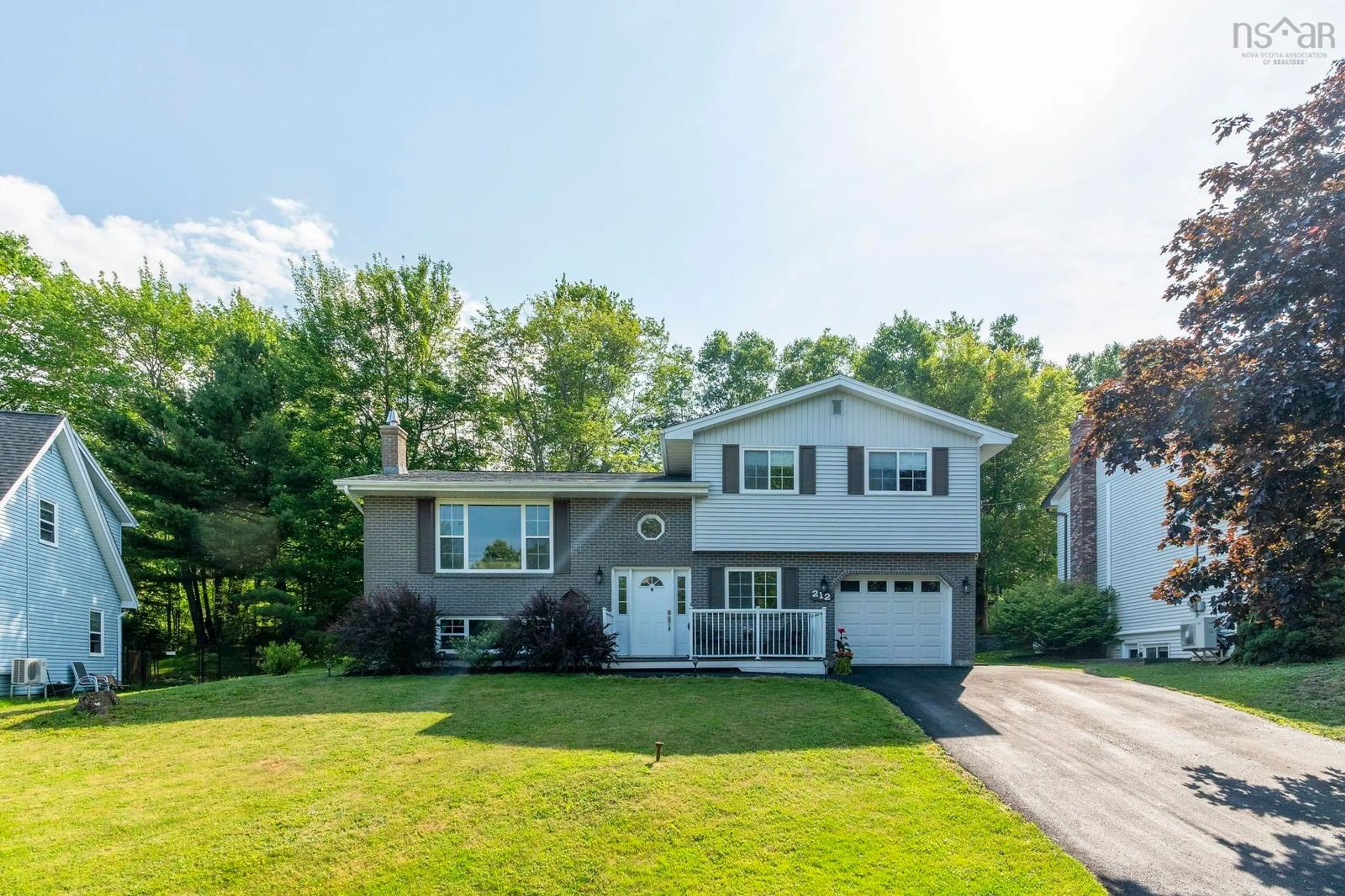Home with vinyl exterior material, street for 212 Hallmark Ave, Lower Sackville Nova Scotia B4C 3R3