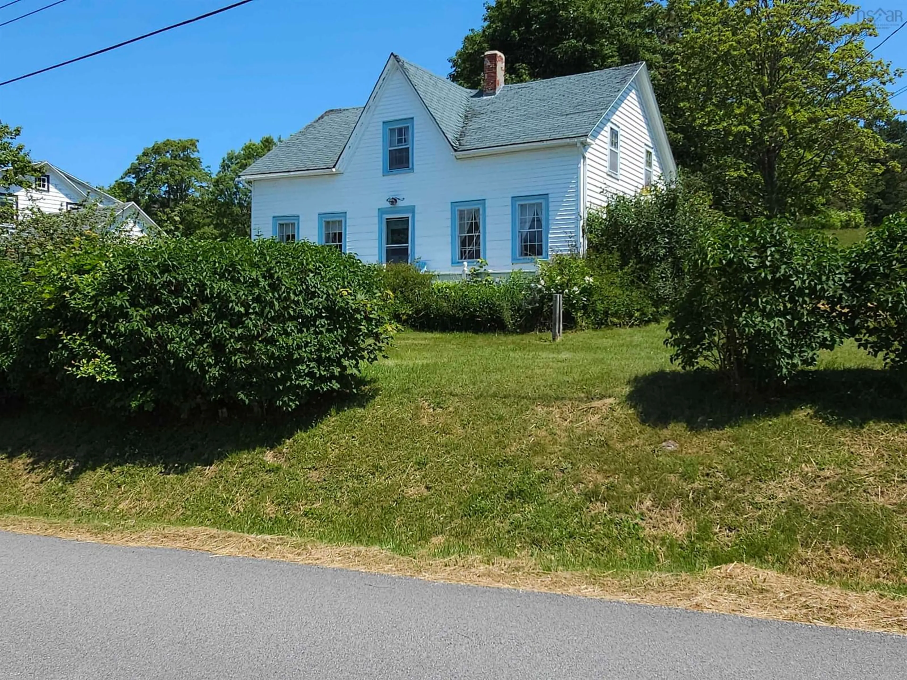 A pic from outside/outdoor area/front of a property/back of a property/a pic from drone, street for 431 Sandy Cove Rd, Sandy Cove Nova Scotia B0V 1E0
