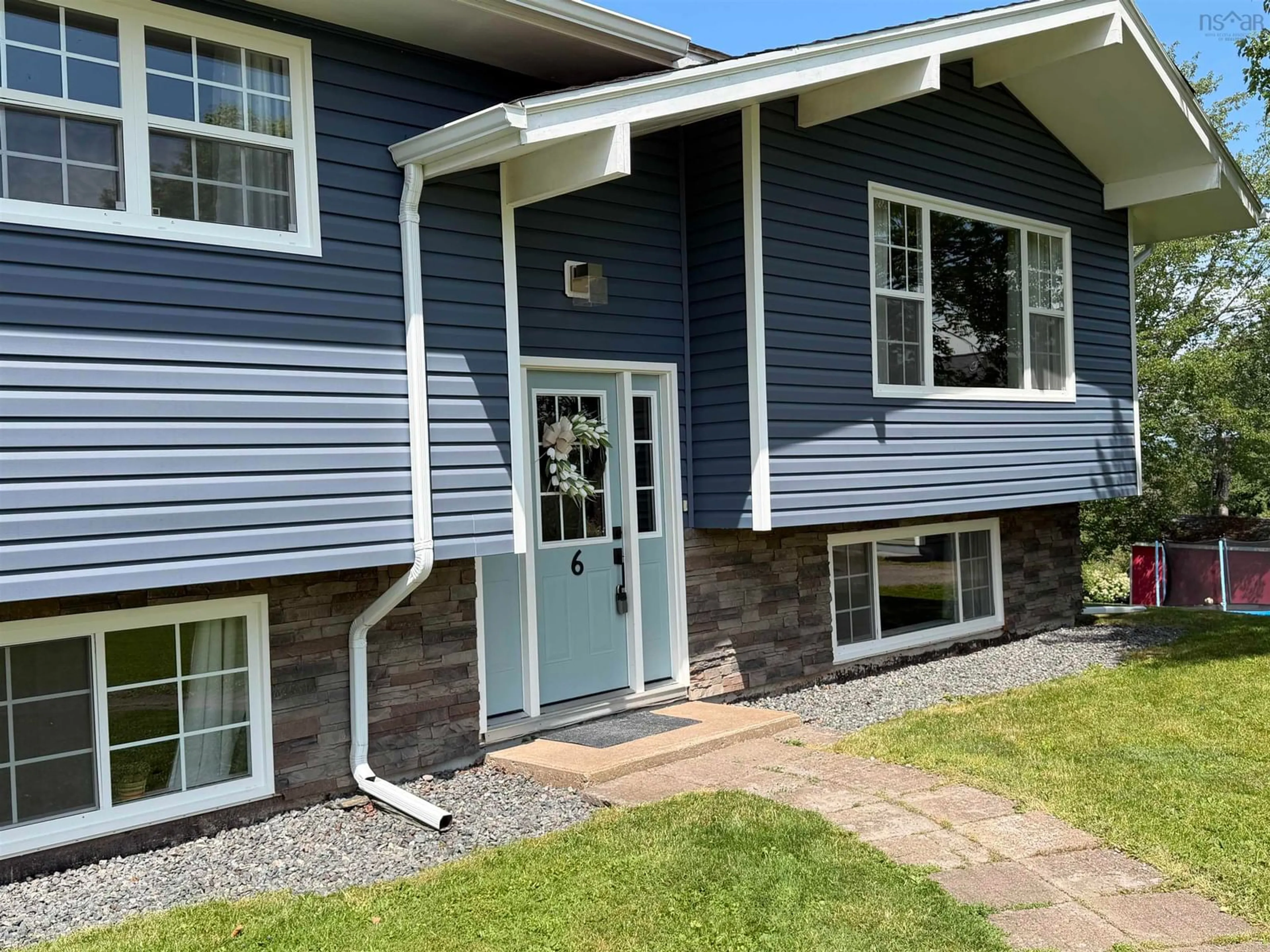 Home with vinyl exterior material, street for 6 Spruce Crt, Salmon River Nova Scotia B2N 5H7