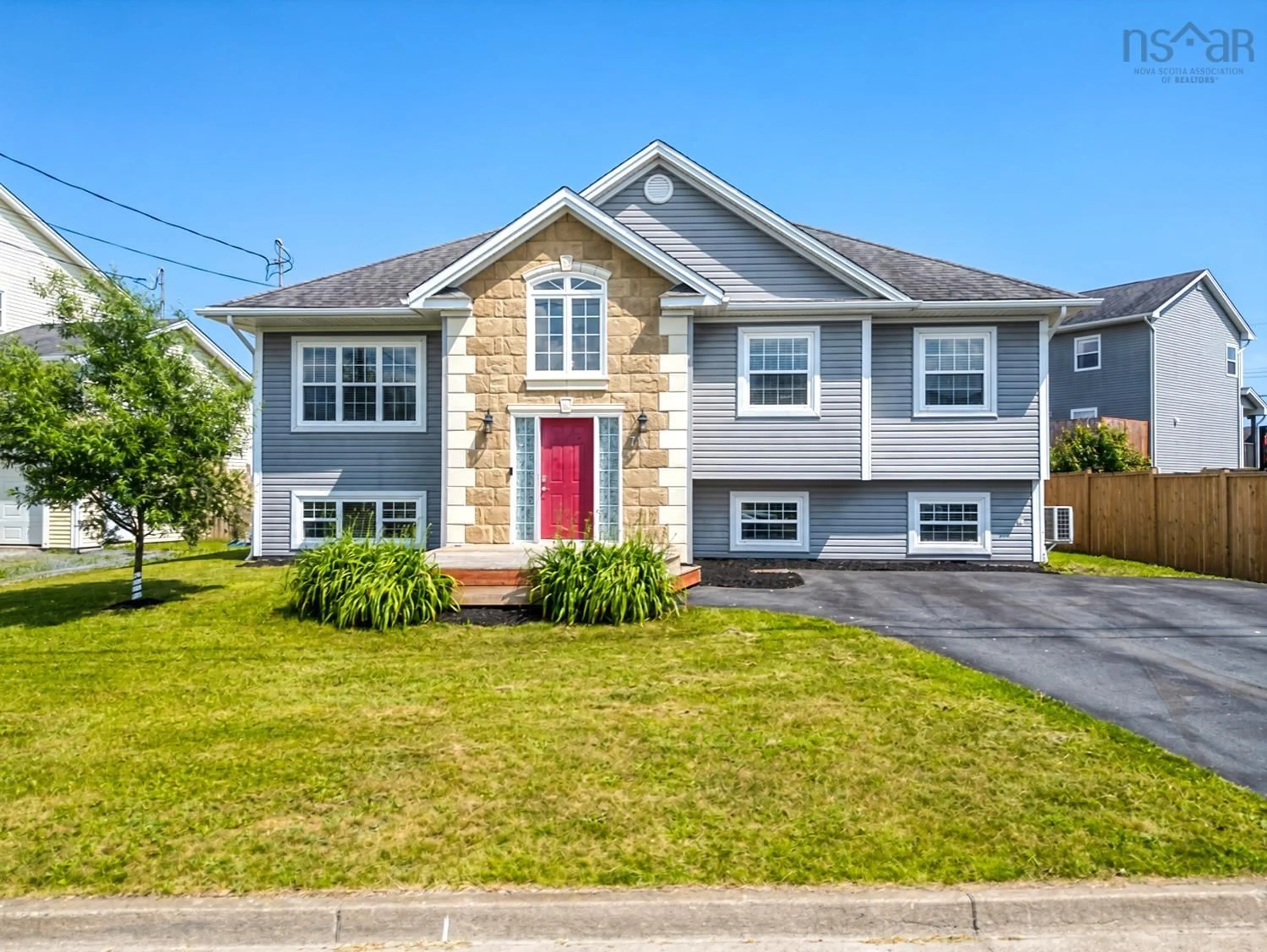 Home with vinyl exterior material, street for 71 Keyport Ave, Eastern Passage Nova Scotia B3G 0C2