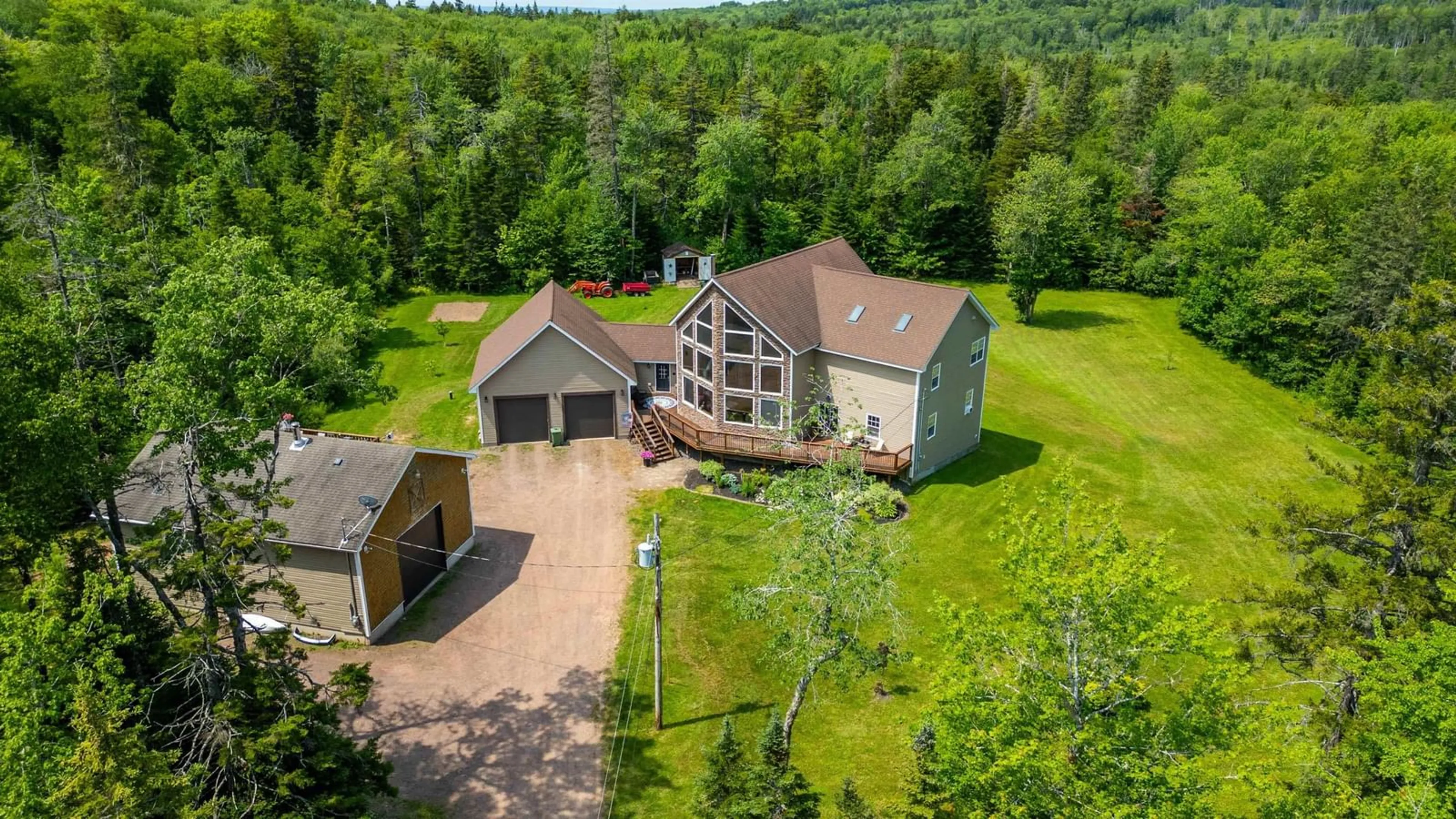 A pic from outside/outdoor area/front of a property/back of a property/a pic from drone, unknown for 17917 Highway 2, Fenwick Nova Scotia B0L 1C0