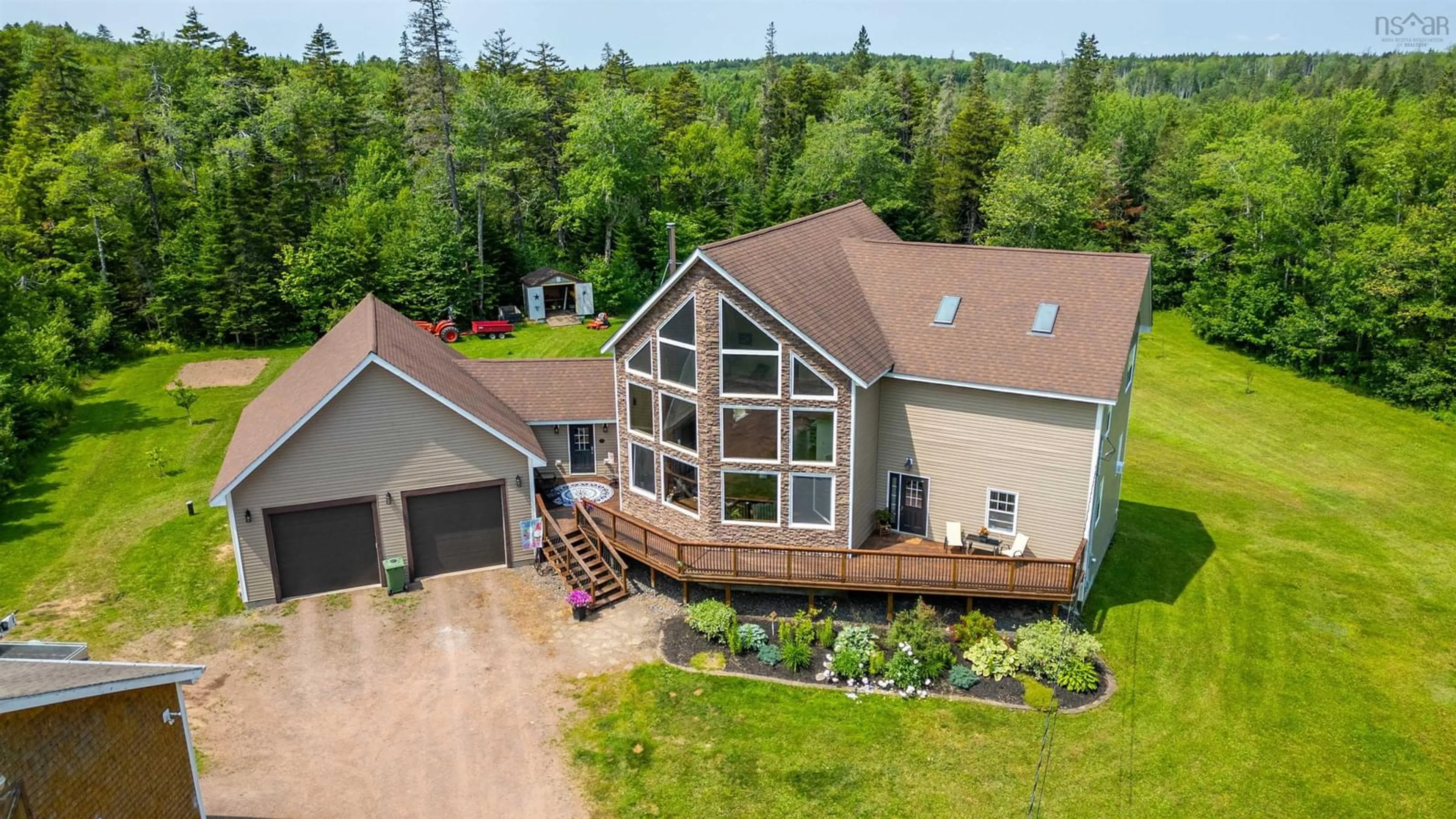 A pic from outside/outdoor area/front of a property/back of a property/a pic from drone, unknown for 17917 Highway 2, Fenwick Nova Scotia B0L 1C0