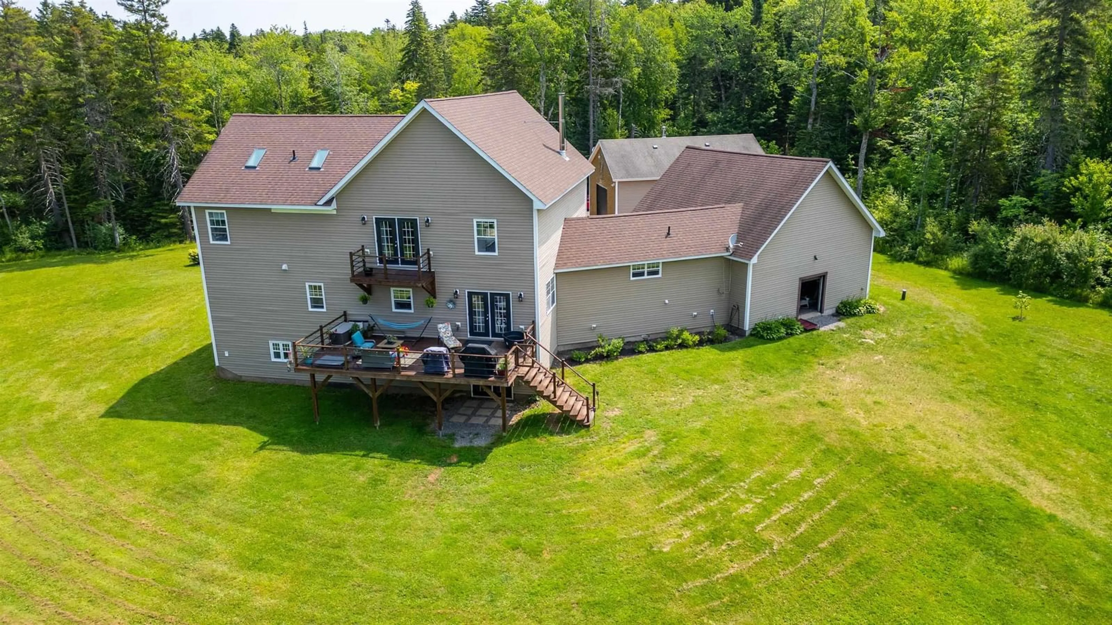 A pic from outside/outdoor area/front of a property/back of a property/a pic from drone, water/lake/river/ocean view for 17917 Highway 2, Fenwick Nova Scotia B0L 1C0