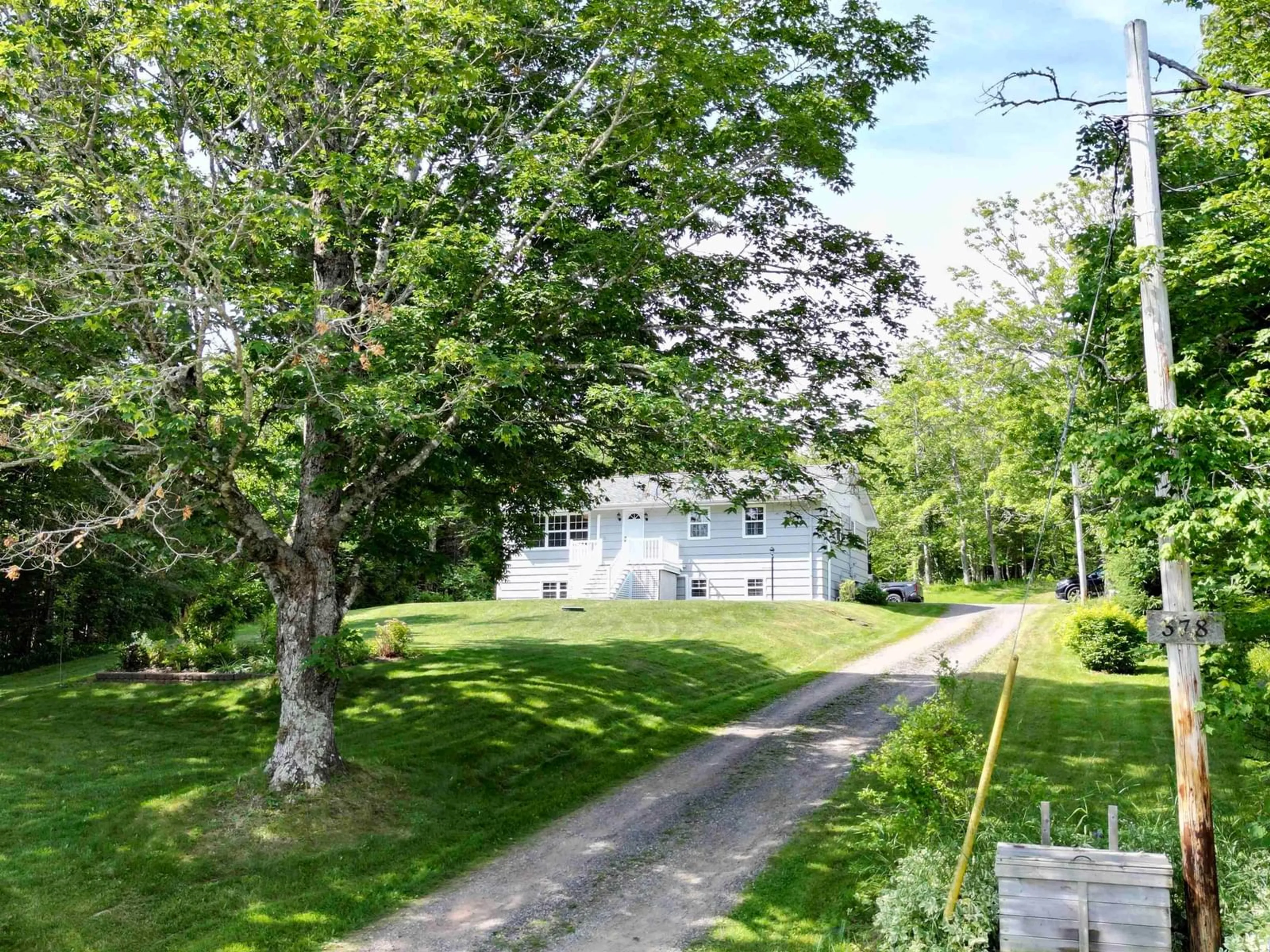 A pic from outside/outdoor area/front of a property/back of a property/a pic from drone, street for Greenfield Rd #578, Murray Siding Nova Scotia B6L 3N1