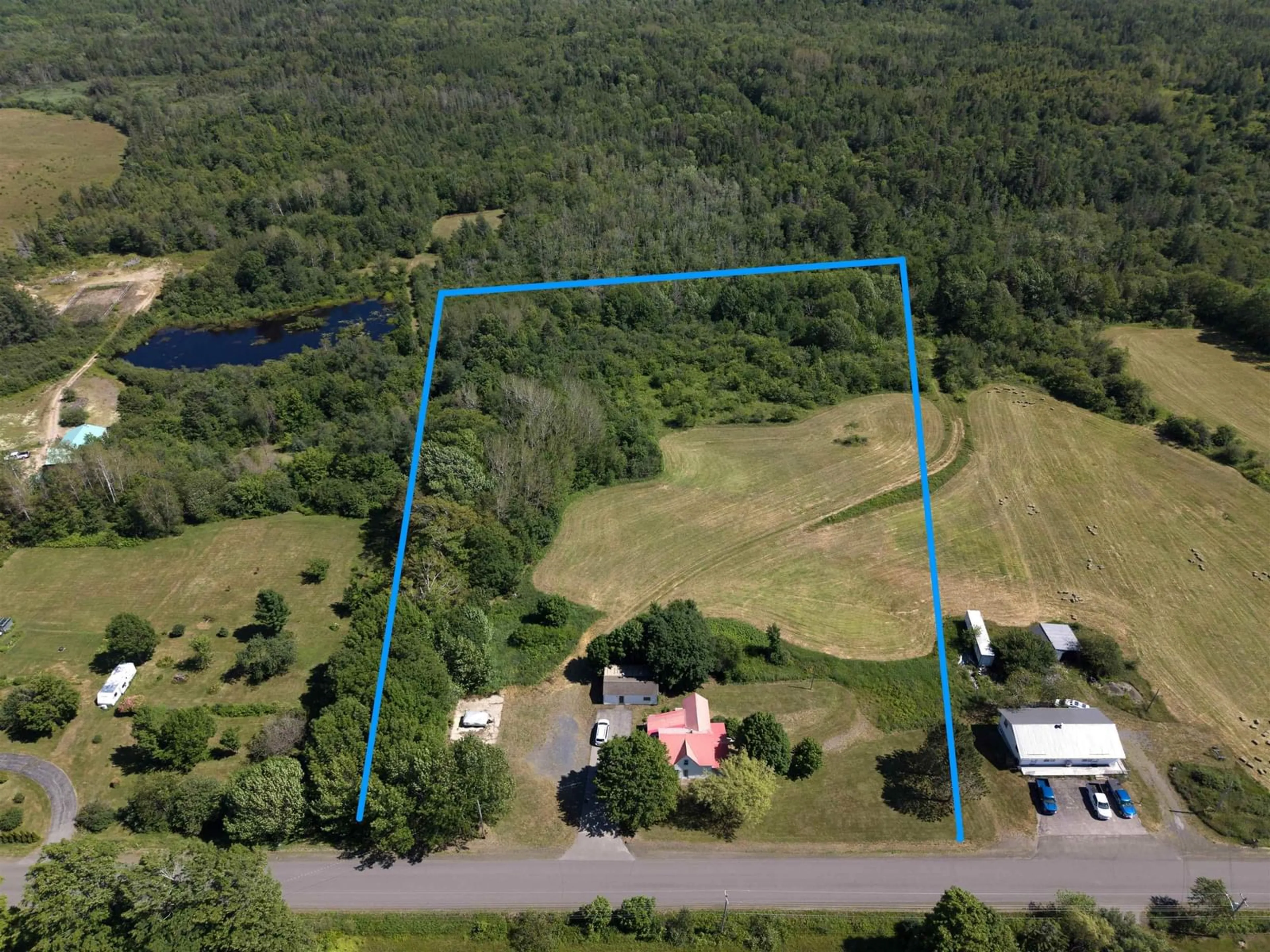 A pic from outside/outdoor area/front of a property/back of a property/a pic from drone, water/lake/river/ocean view for 3040 Clementsvale Rd, Bear River East Nova Scotia B0S 1B0