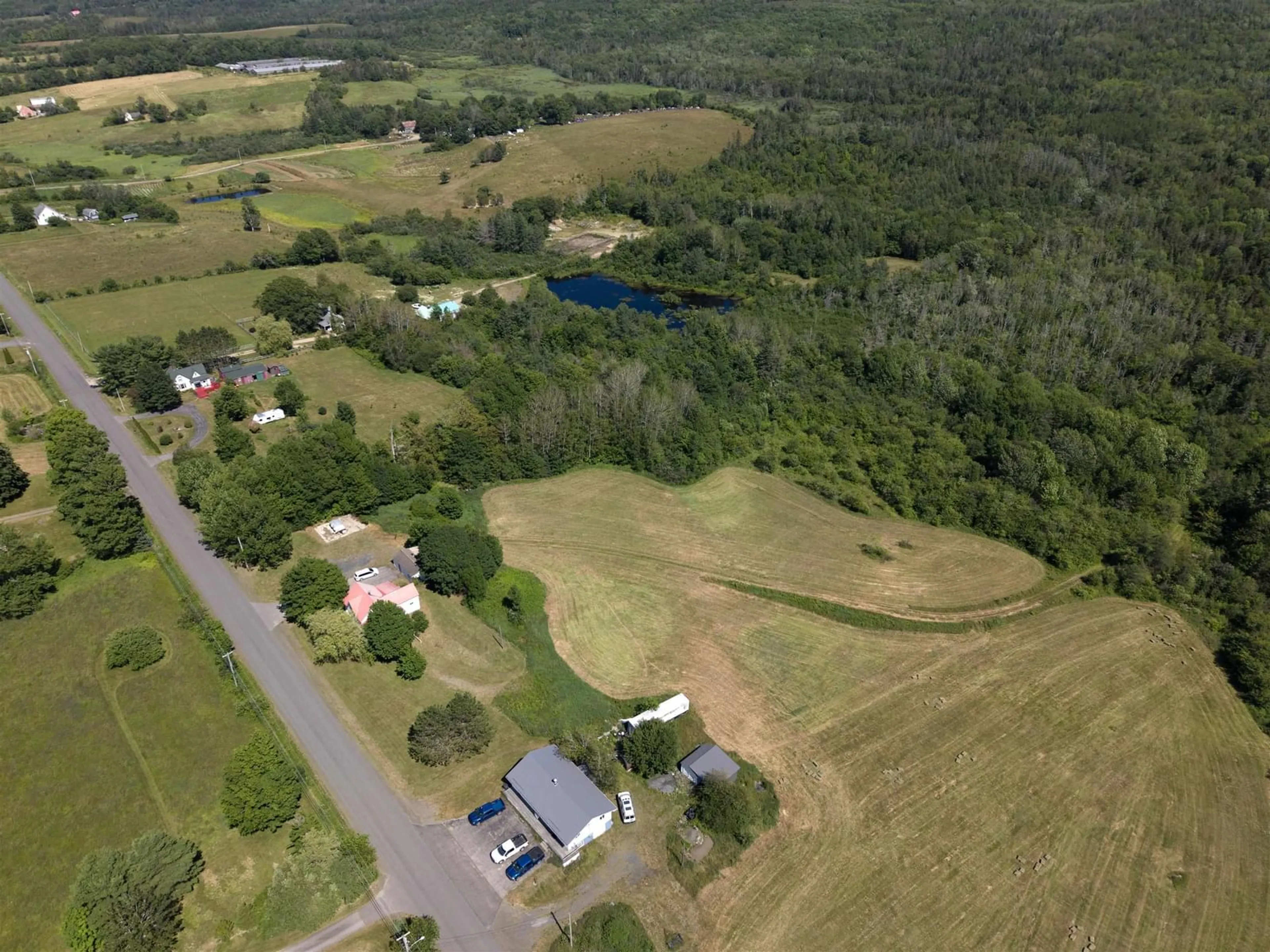 A pic from outside/outdoor area/front of a property/back of a property/a pic from drone, unknown for 3040 Clementsvale Rd, Bear River East Nova Scotia B0S 1B0