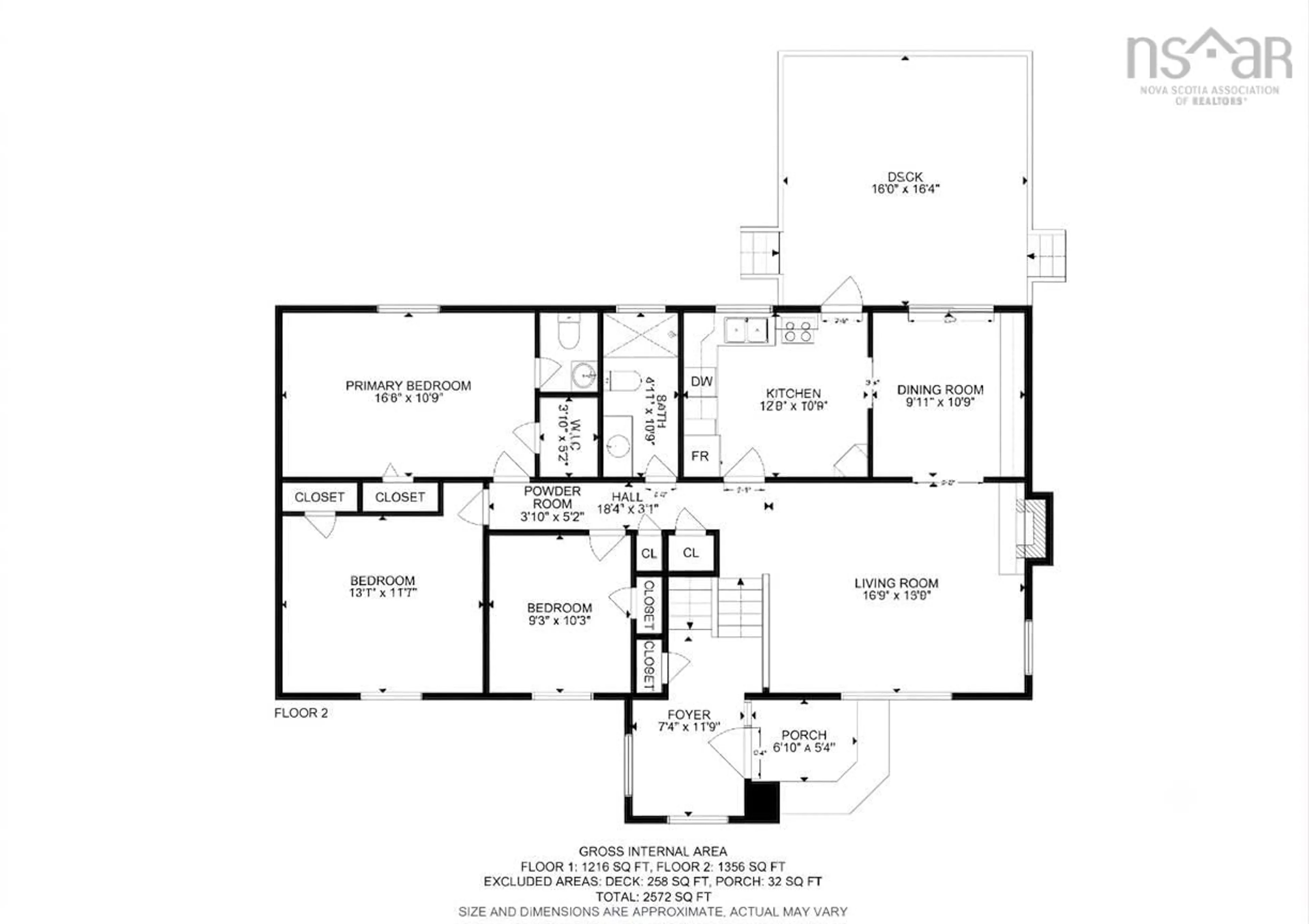 Floor plan for 266 Upper Blandford Rd, Deep Cove Nova Scotia B0J 1T0
