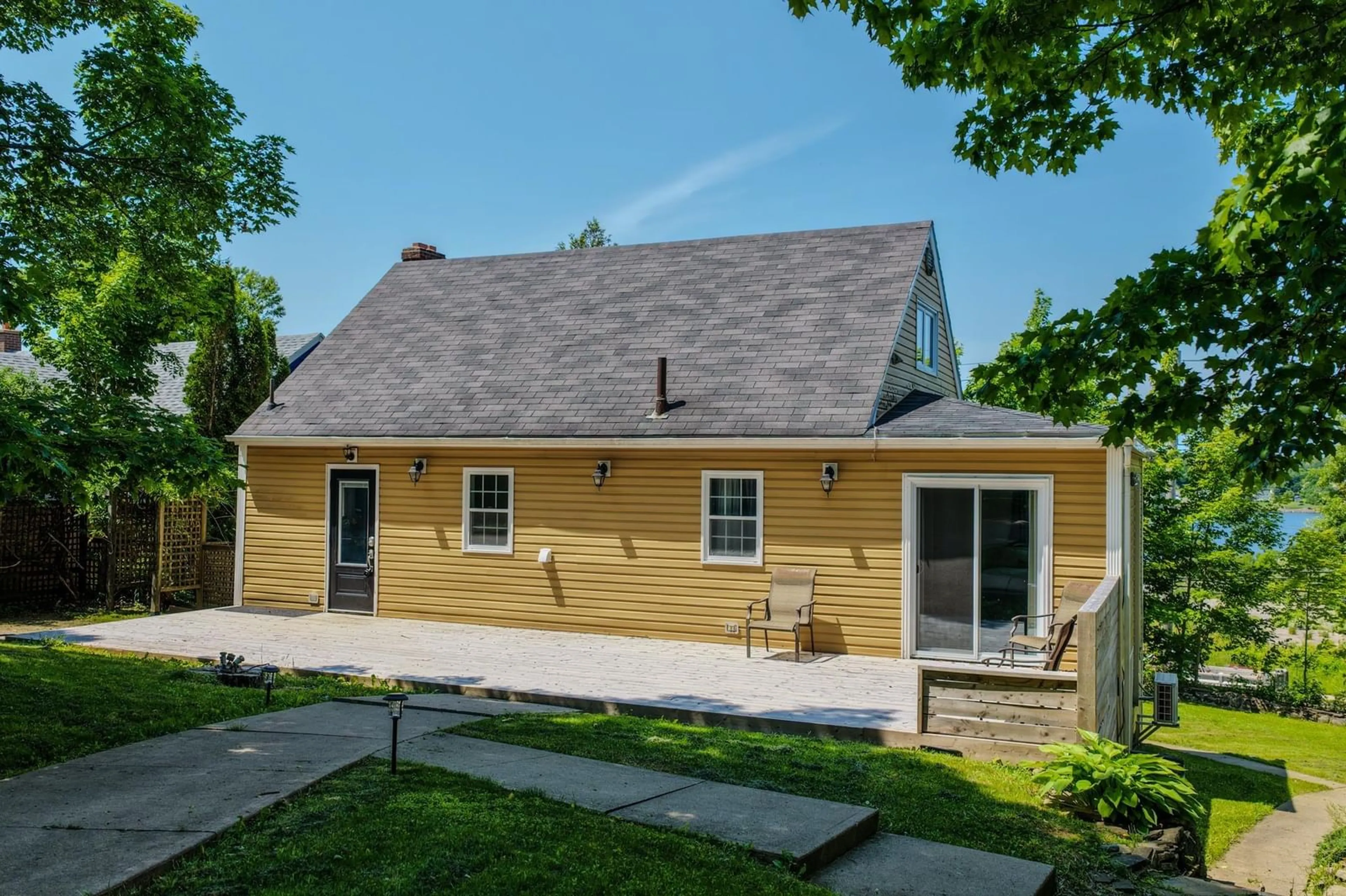 Home with vinyl exterior material, street for 587 Kings Rd, Sydney Nova Scotia B1S 1B8