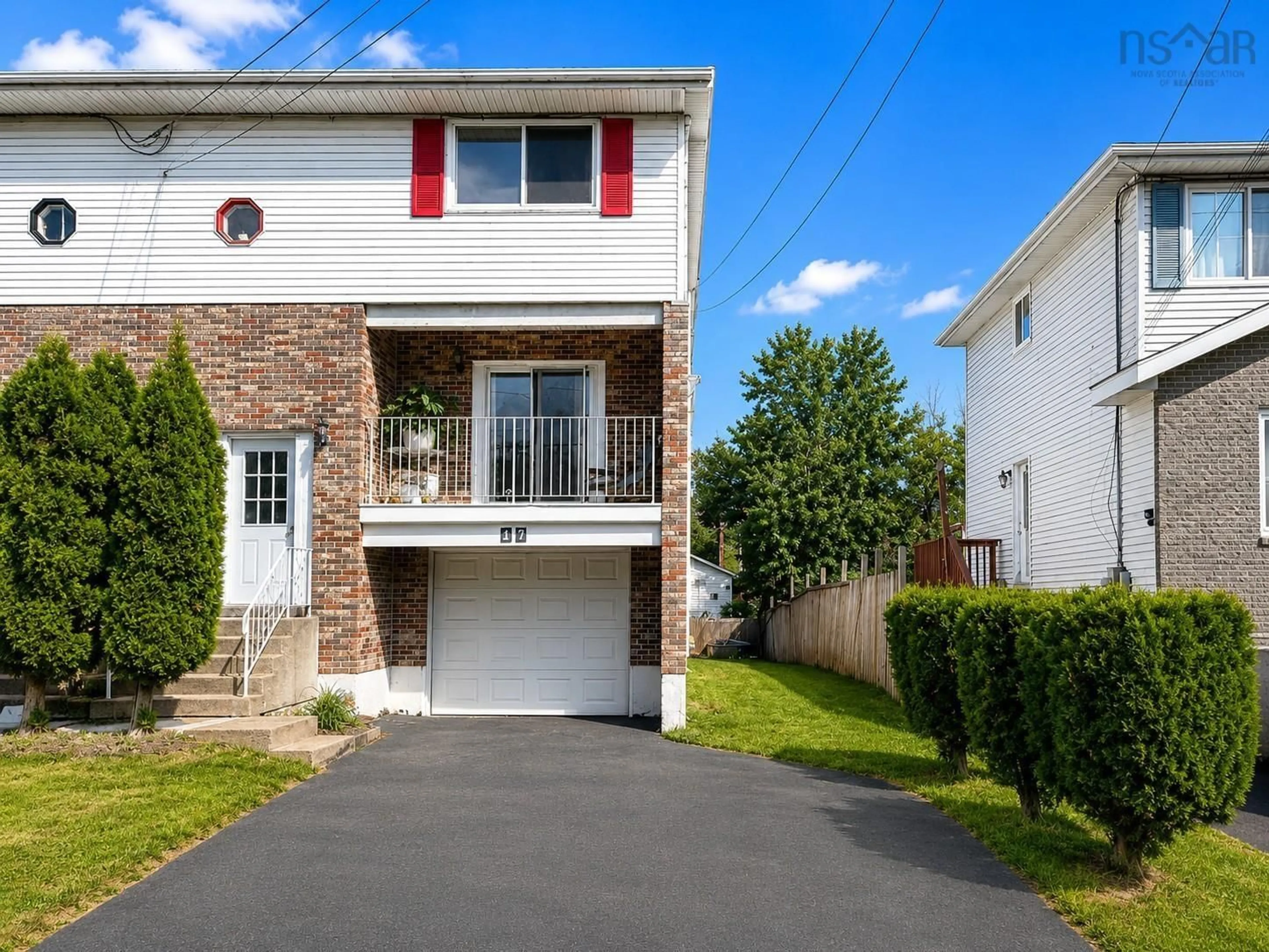 Home with vinyl exterior material, street for 17 Sugar Maple Dr, Timberlea Nova Scotia B3T 1G3