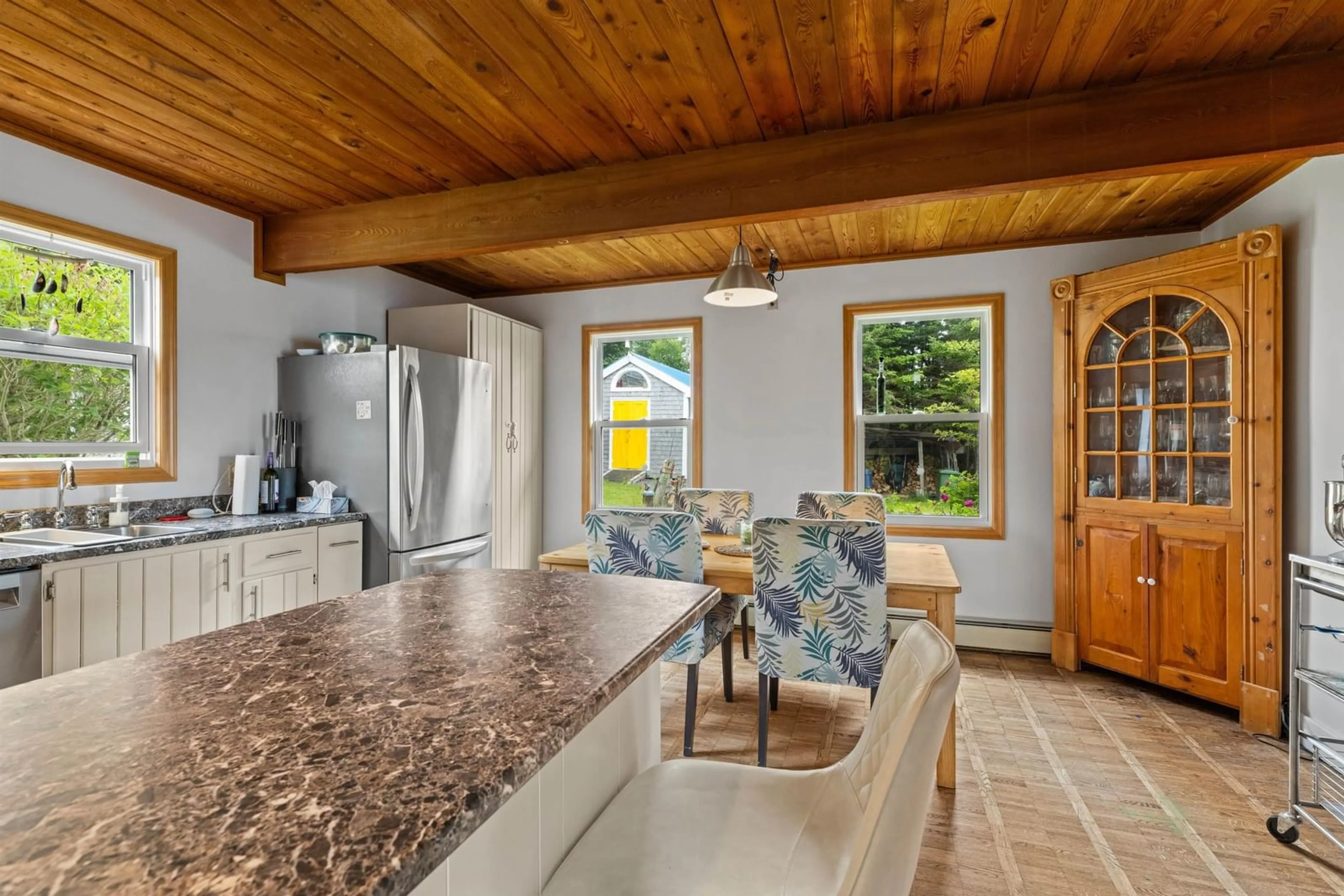 Open concept kitchen, ceramic/tile floor for 1763 East Petpeswick Rd, Halifax Nova Scotia B0J 2L0