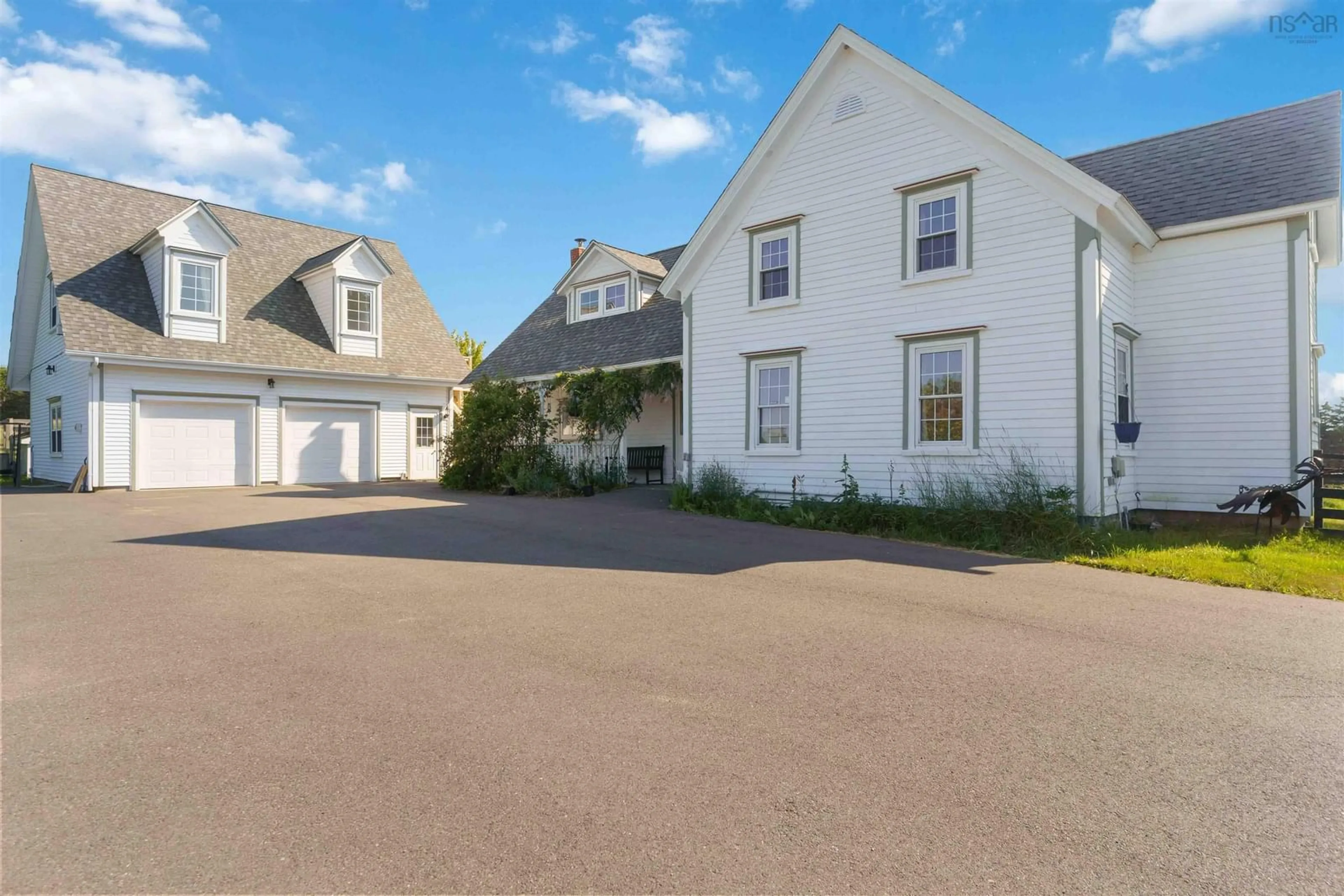 A pic from outside/outdoor area/front of a property/back of a property/a pic from drone, street for 502 Riverside Rd, New Edinburgh Nova Scotia B0W 3T0