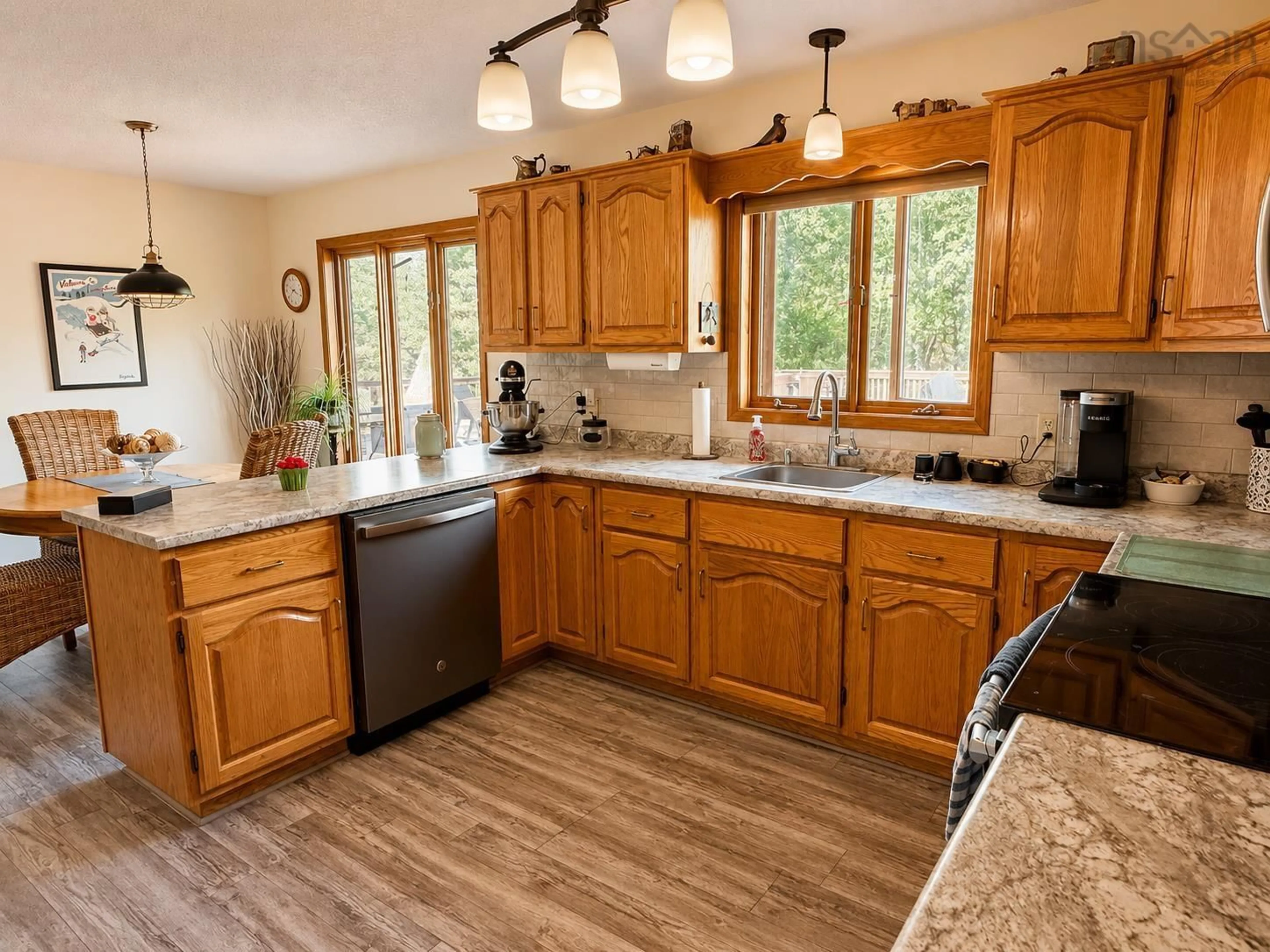 Open concept kitchen, unknown for 3852 Highway 208, Colpton Nova Scotia B0R 1E0