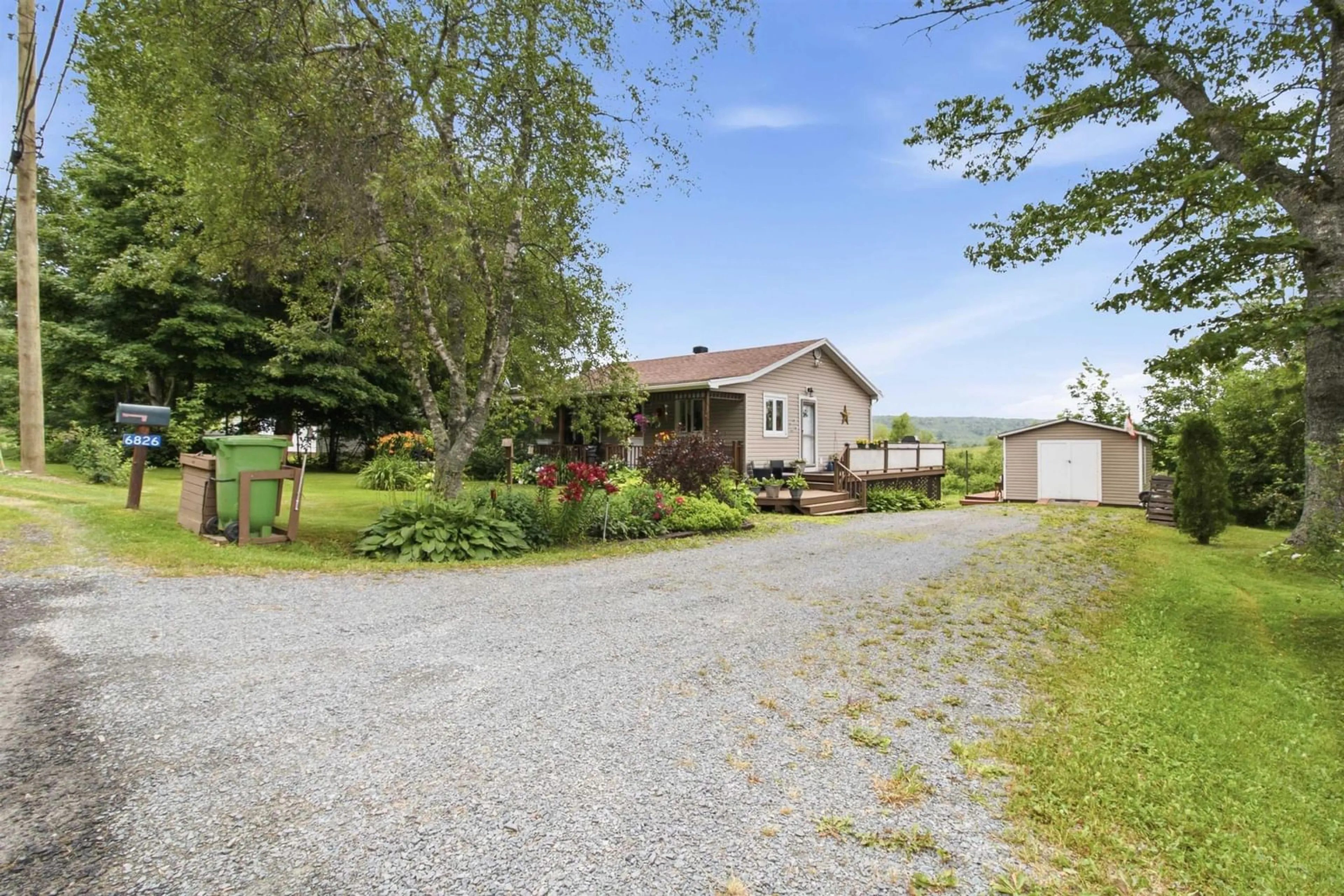 Patio, street for 6826 Highway 1, Ardoise Nova Scotia B0N 1L0