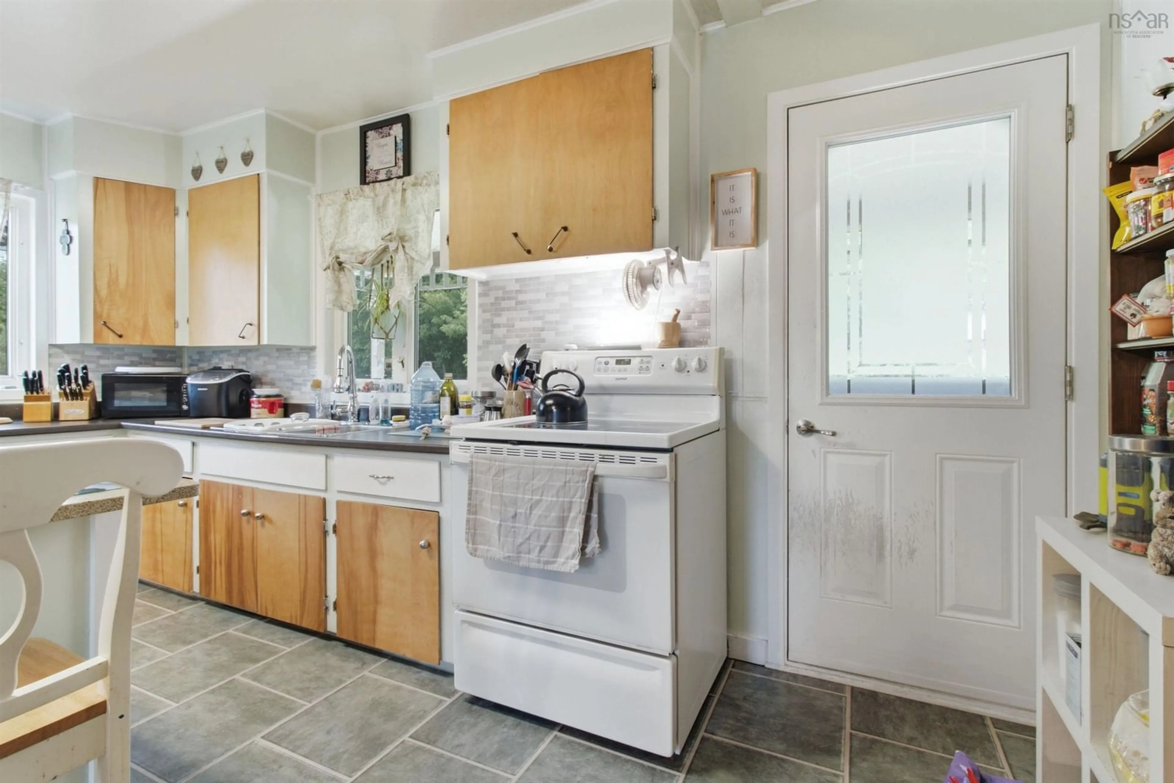 Standard kitchen, ceramic/tile floor for 6826 Highway 1, Ardoise Nova Scotia B0N 1L0