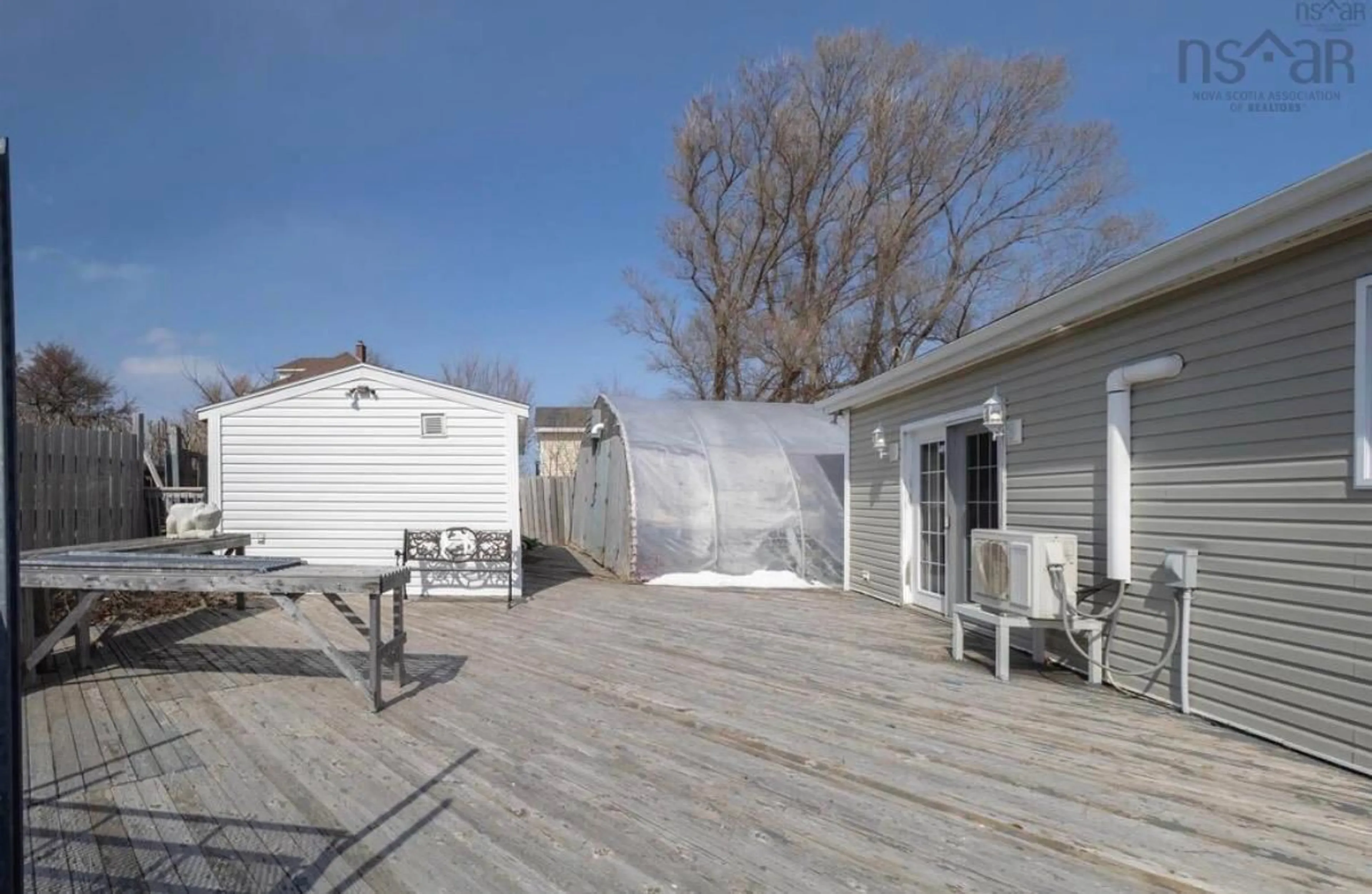 Patio, water/lake/river/ocean view for 3479 Plummer Ave, New Waterford Nova Scotia B1H 1Z9