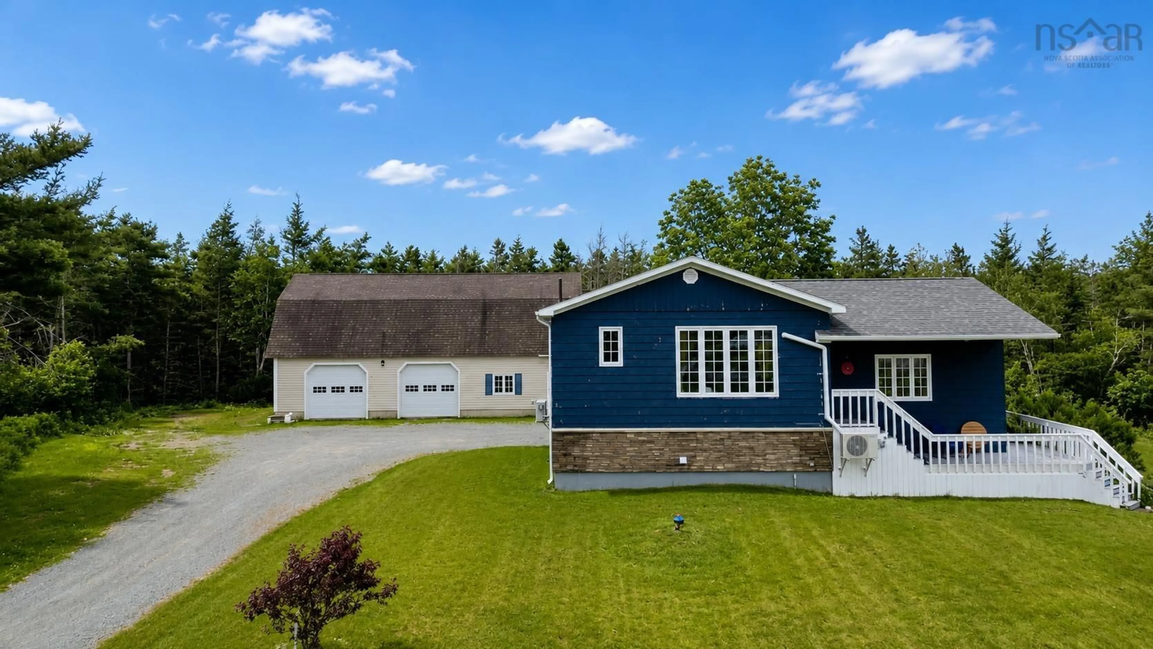 A pic from outside/outdoor area/front of a property/back of a property/a pic from drone, unknown for 88 Pembroke Lake Road, Grand Étang Nova Scotia B0E 1L0