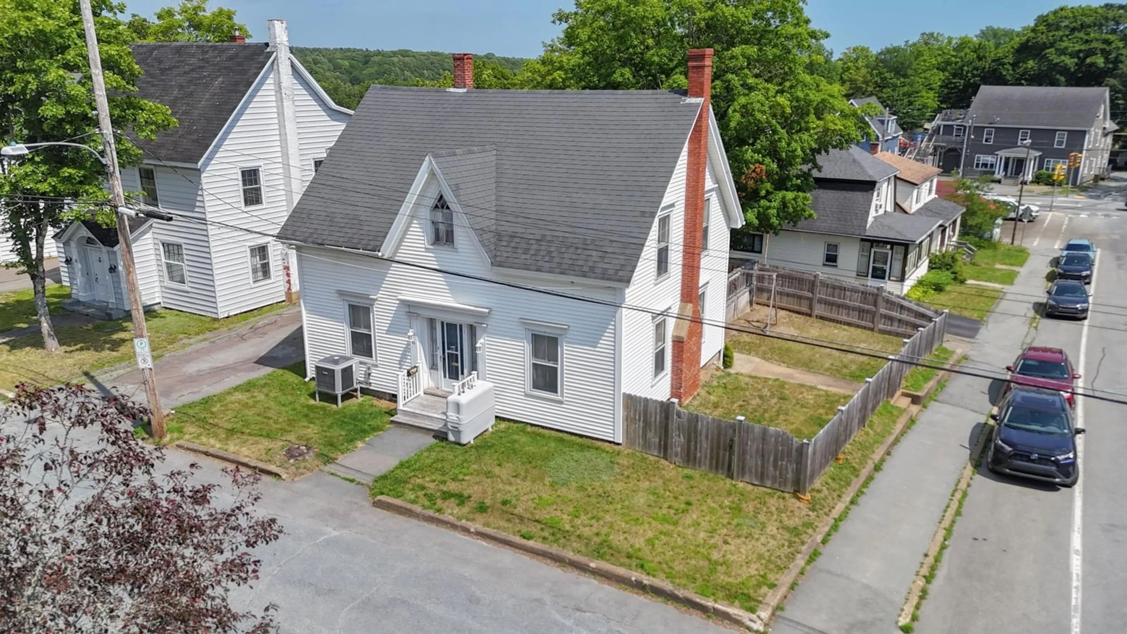A pic from outside/outdoor area/front of a property/back of a property/a pic from drone, street for 55 Phoenix St, Bridgewater Nova Scotia B4V 2H6