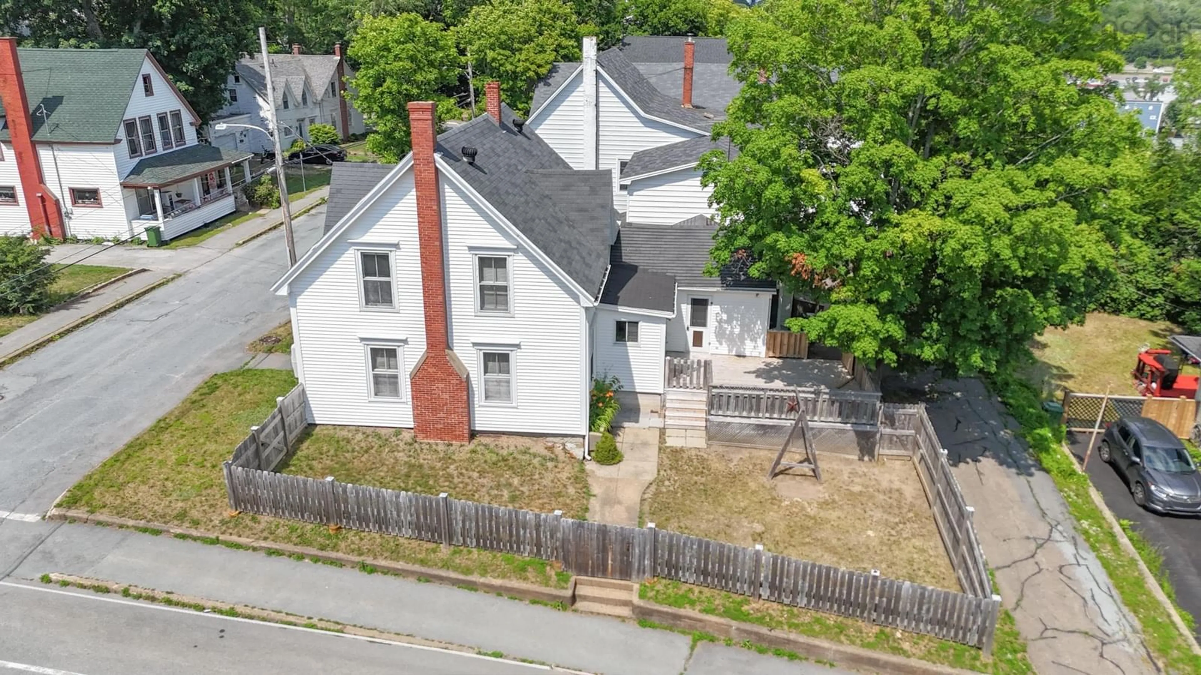 A pic from outside/outdoor area/front of a property/back of a property/a pic from drone, street for 55 Phoenix St, Bridgewater Nova Scotia B4V 2H6