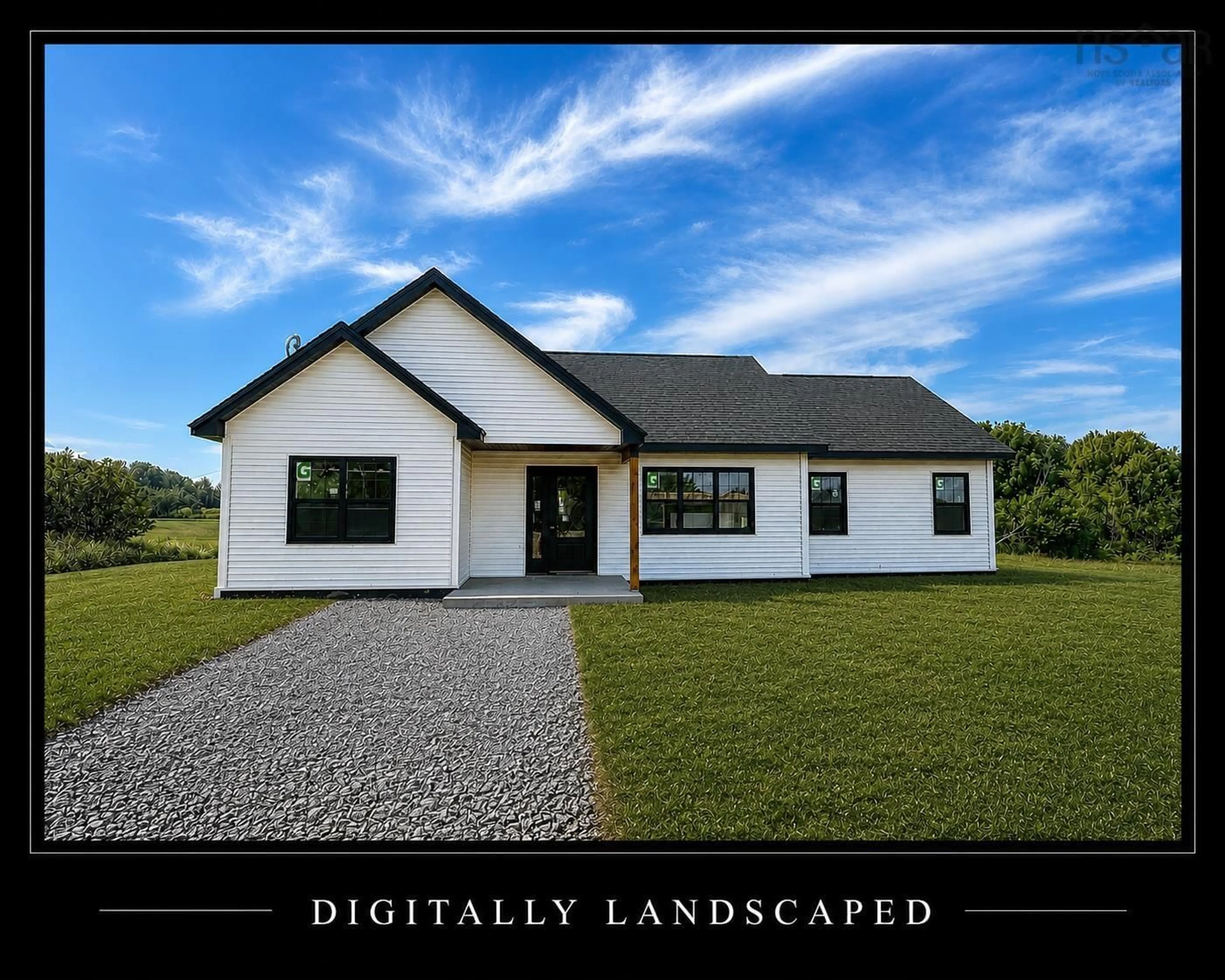 A pic from outside/outdoor area/front of a property/back of a property/a pic from drone, building for 45 Al Bennett Rd, Halls Harbour Nova Scotia B0P 1J0