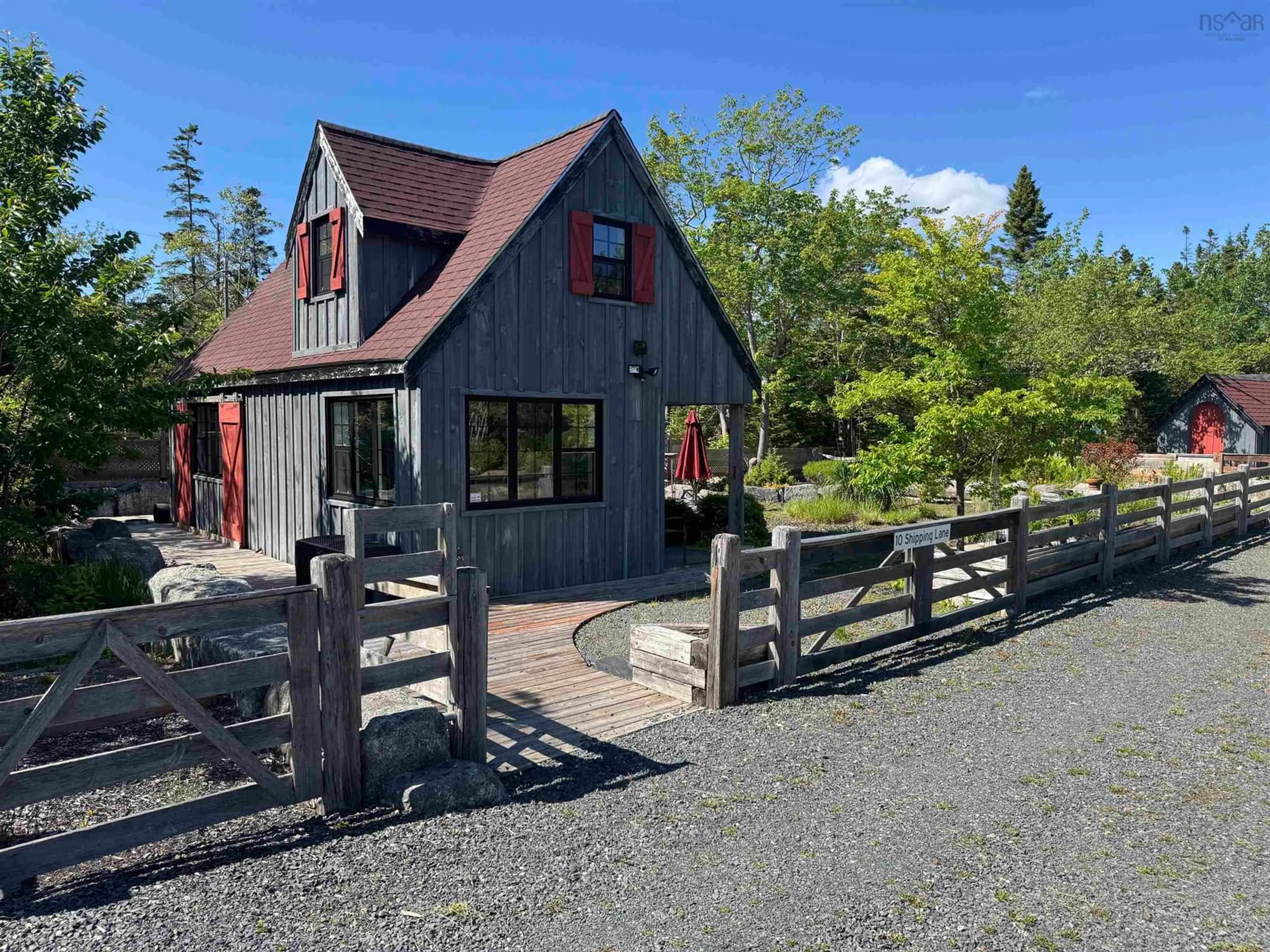 A pic from outside/outdoor area/front of a property/back of a property/a pic from drone, street for 10 Shipping Lane, Halibut Bay Nova Scotia B3V 1P6