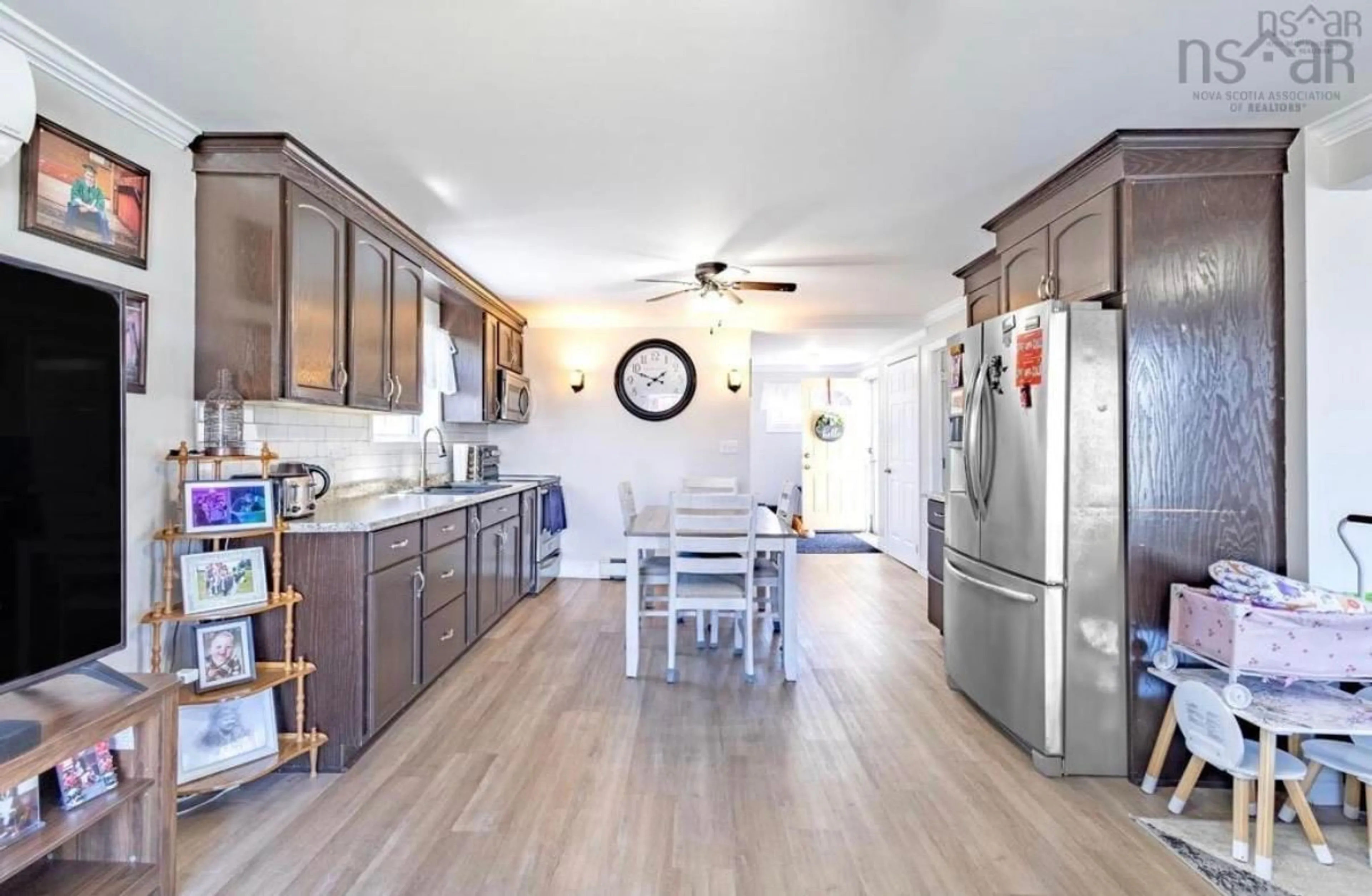 Open concept kitchen, unknown for 3752 Ellsworth Ave, New Waterford Nova Scotia B1H 2H8