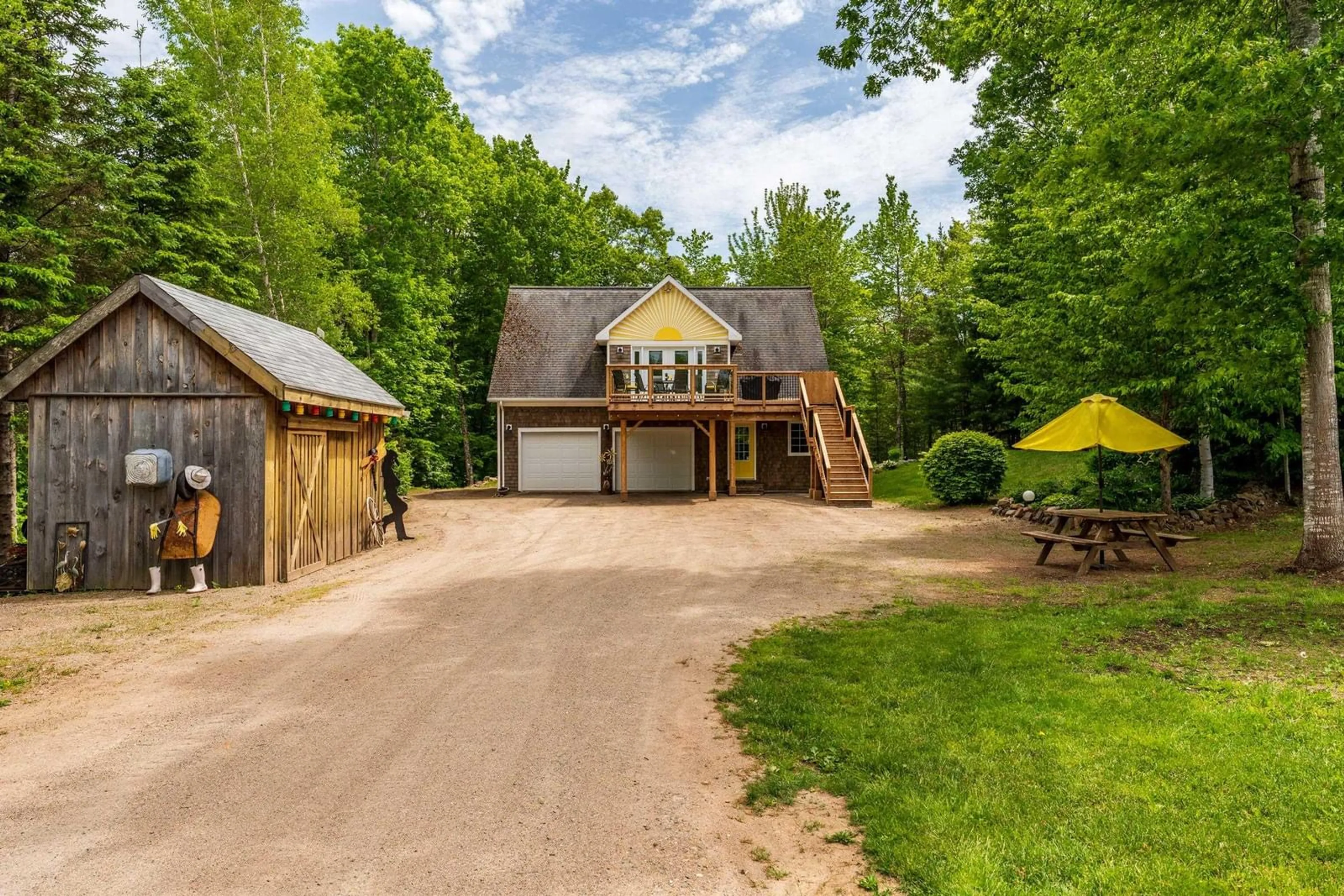 A pic from outside/outdoor area/front of a property/back of a property/a pic from drone, street for 128 Messenger Rd, Torbrook Mines Nova Scotia B0P 1N0
