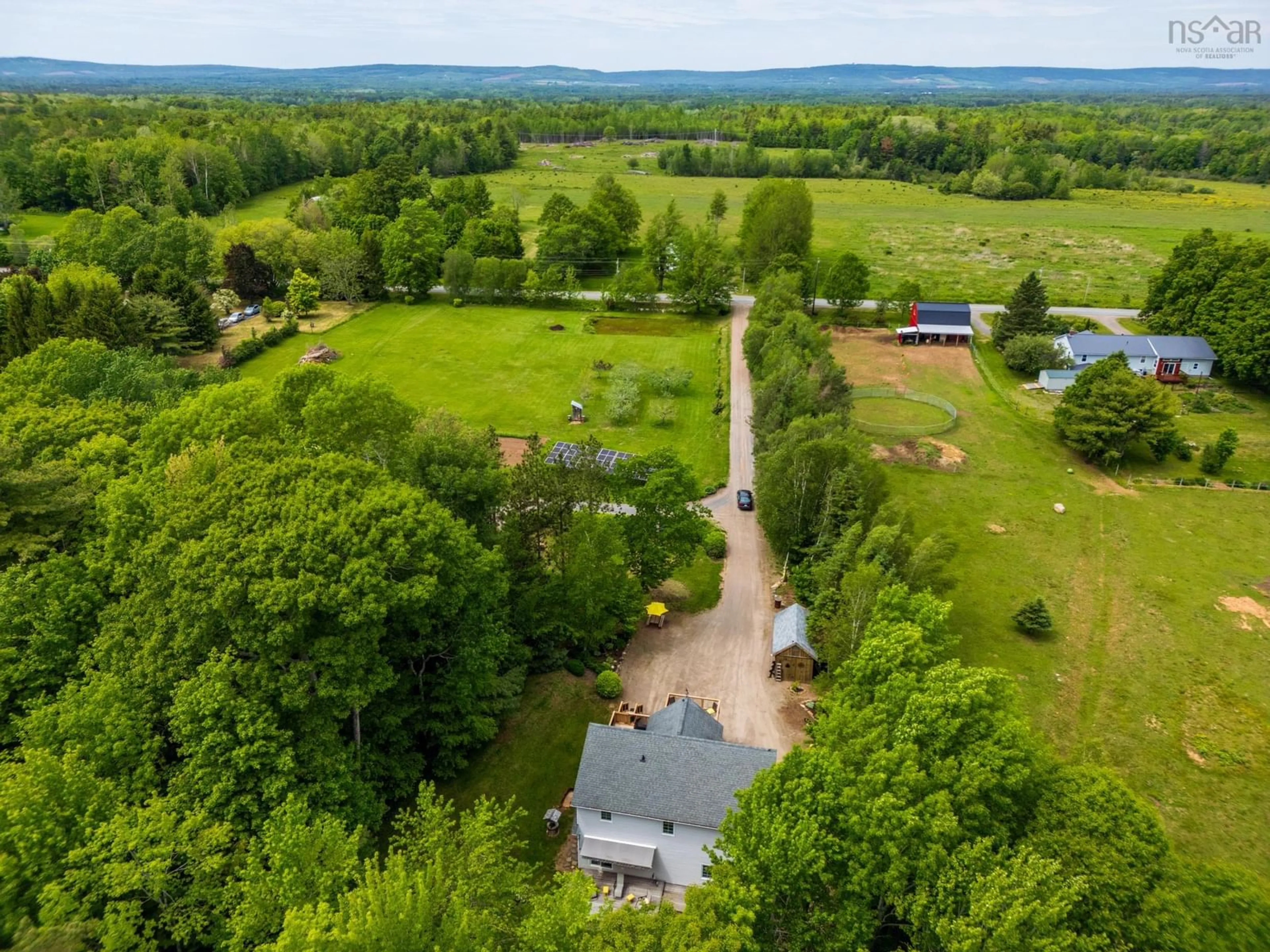 A pic from outside/outdoor area/front of a property/back of a property/a pic from drone, unknown for 128 Messenger Rd, Torbrook Mines Nova Scotia B0P 1N0