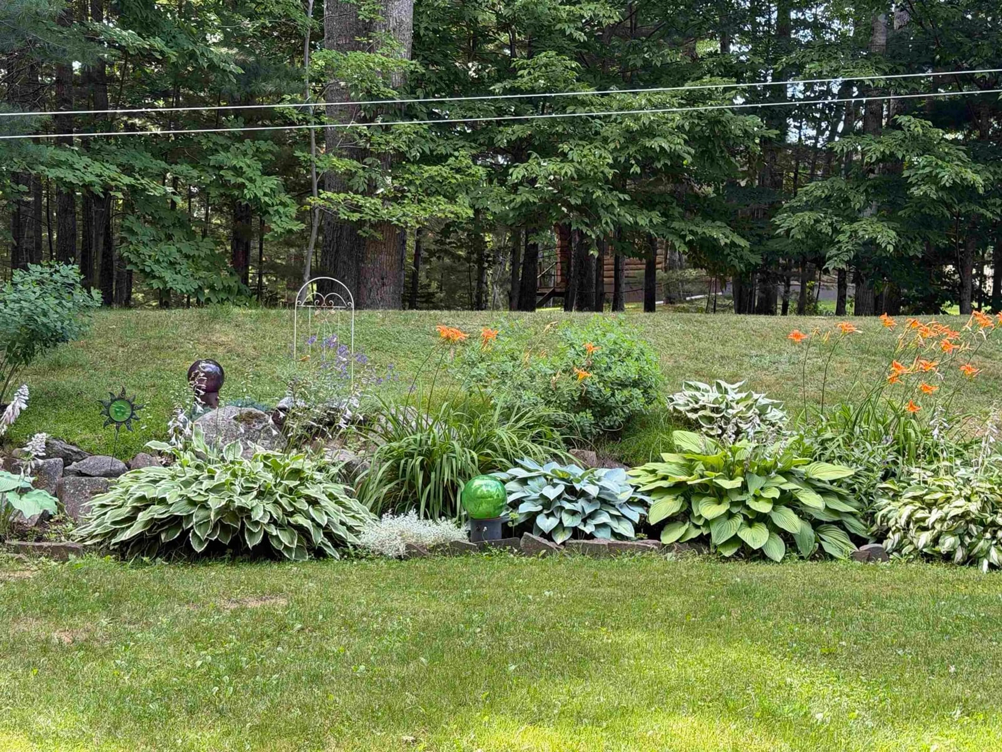 Patio, forest/trees view for 128 Messenger Rd, Torbrook Mines Nova Scotia B0P 1N0