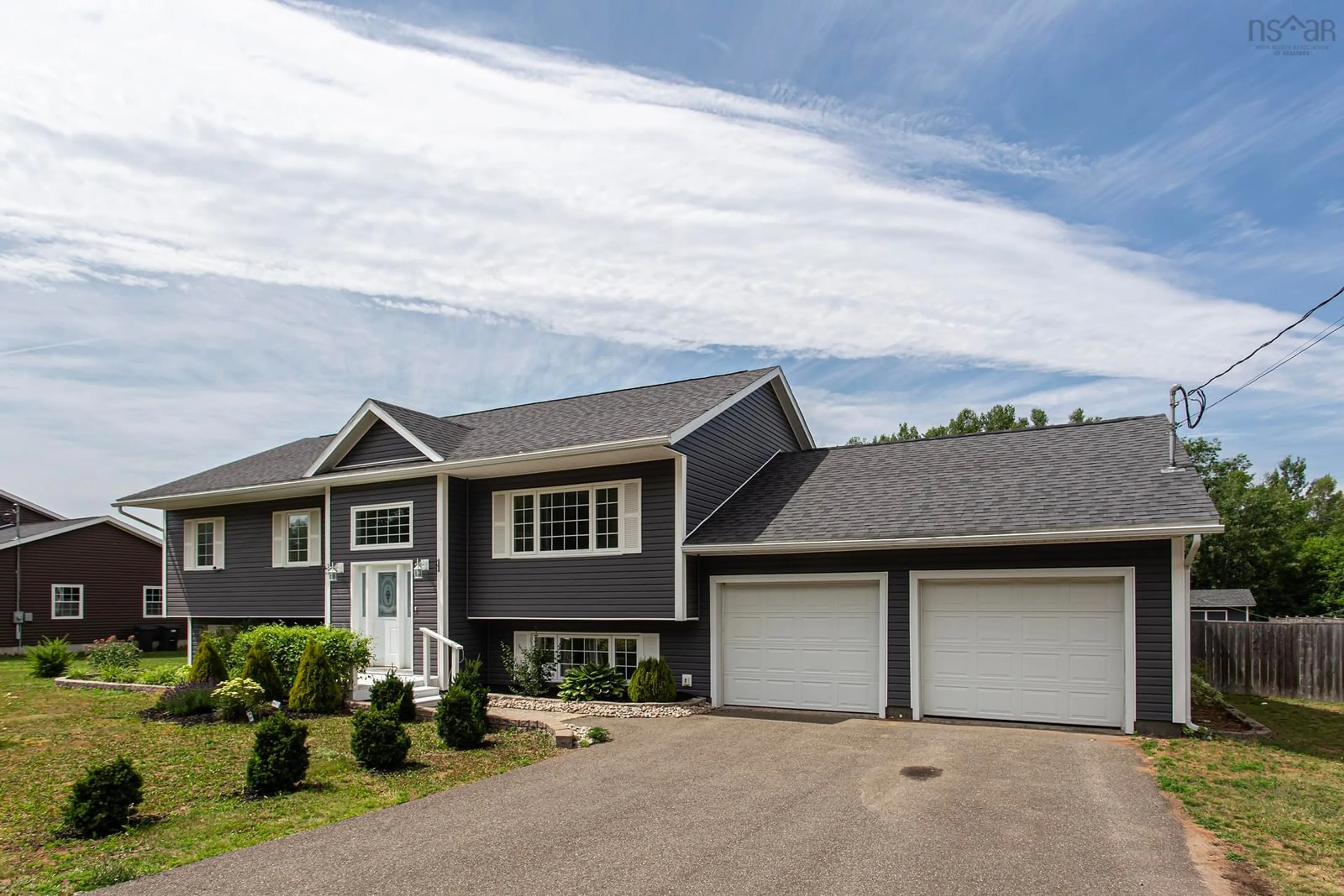 Home with vinyl exterior material, street for 10005 Highway 201, South Farmington Nova Scotia B0P 1W0