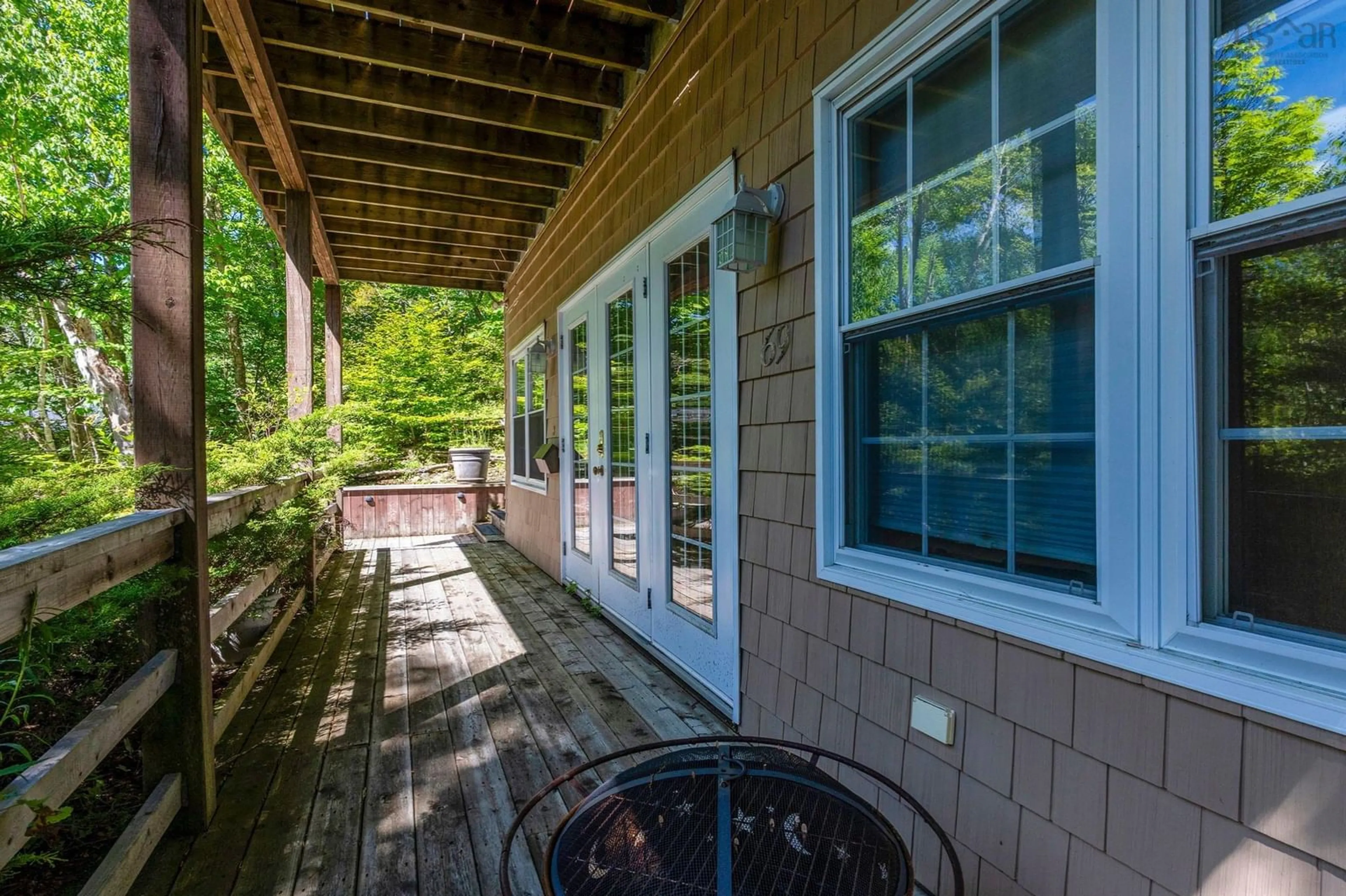 Patio, water/lake/river/ocean view for 69 Meadowbrook Dr, Bedford Nova Scotia B4A 1R2