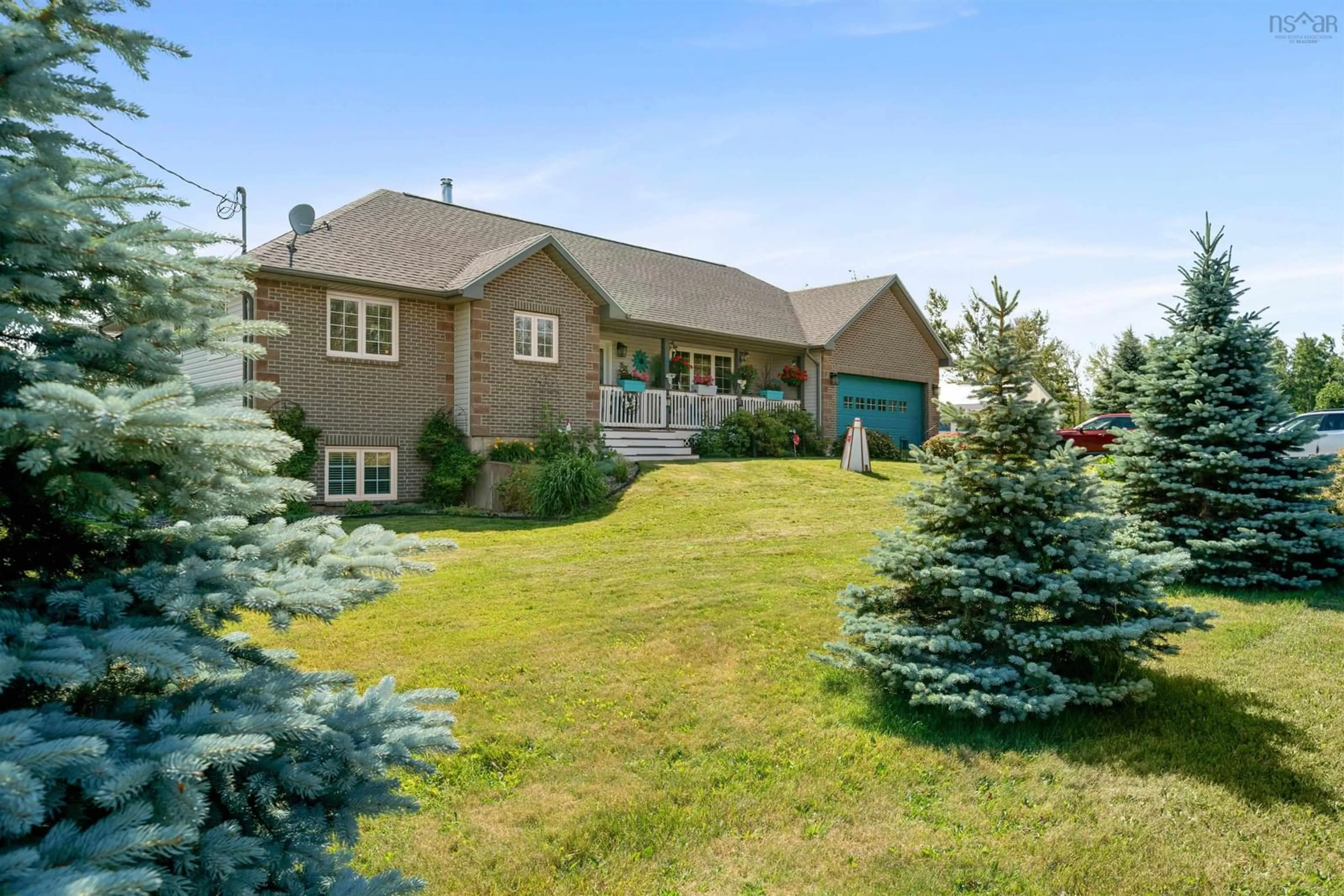 A pic from outside/outdoor area/front of a property/back of a property/a pic from drone, mountain view for 98 Ocean Front Dr, Gulf Shore Nova Scotia B0K 1L0
