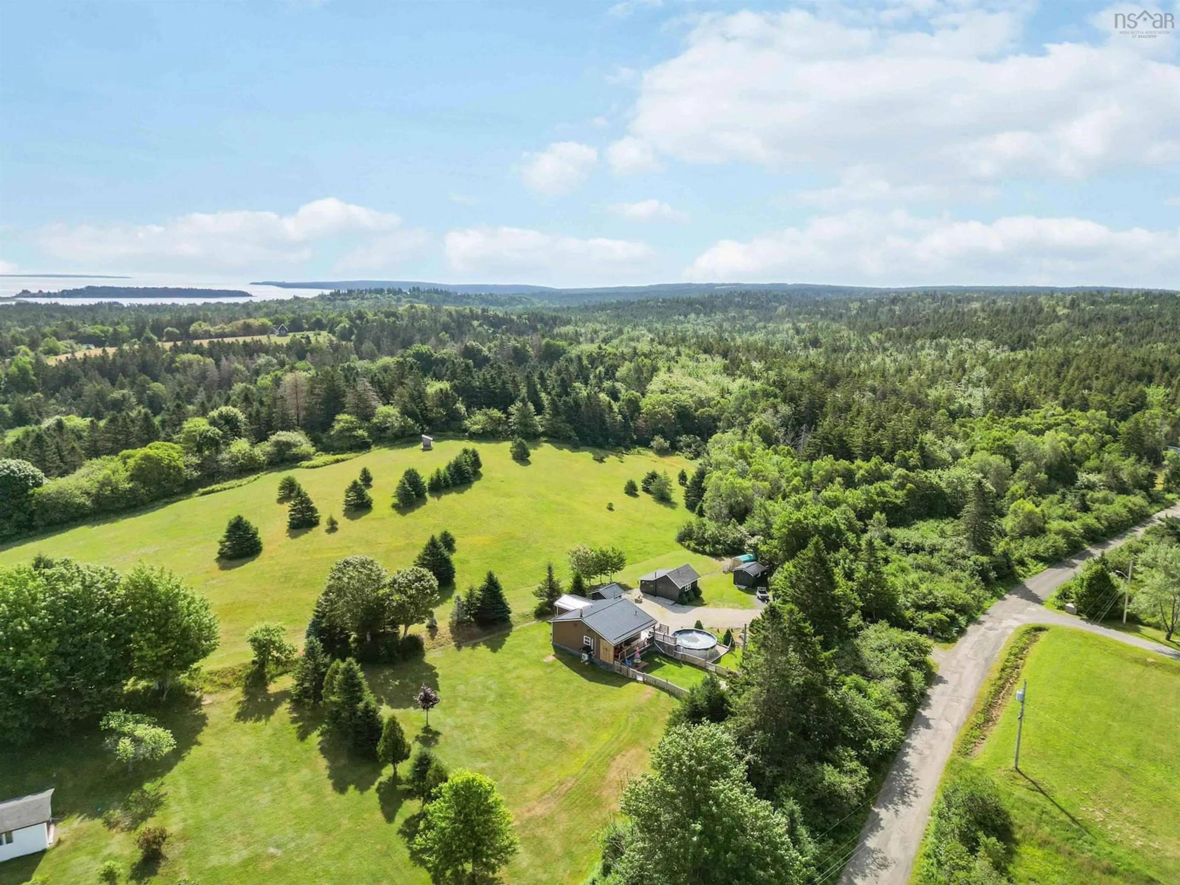 A pic from outside/outdoor area/front of a property/back of a property/a pic from drone, unknown for 75 Shepherds Hill Rd, Riverport Nova Scotia B0J 2W0
