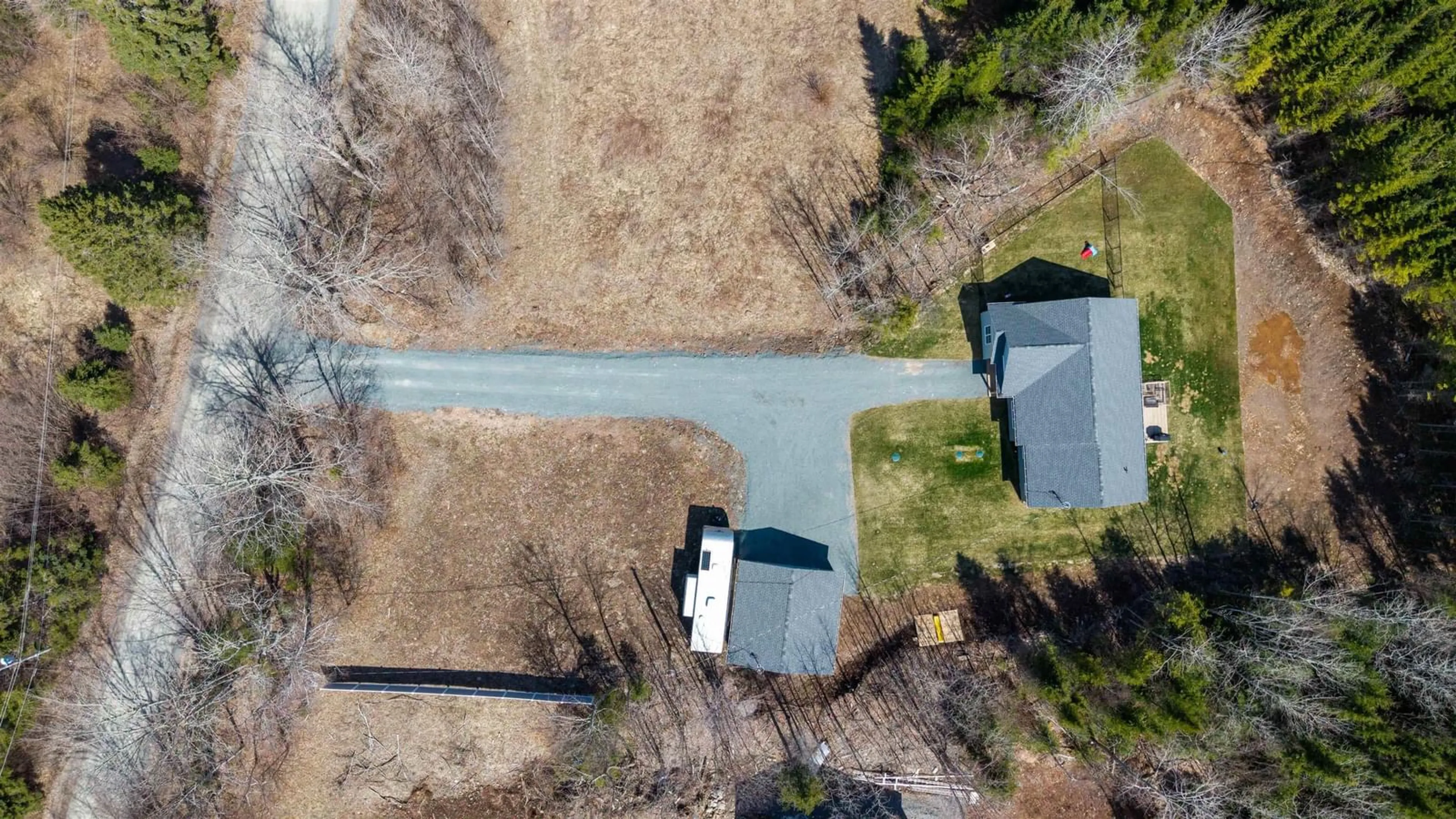 A pic from outside/outdoor area/front of a property/back of a property/a pic from drone, street for 420 Lays Lake Road Rd, Meaghers Grant Nova Scotia B0N 1V0