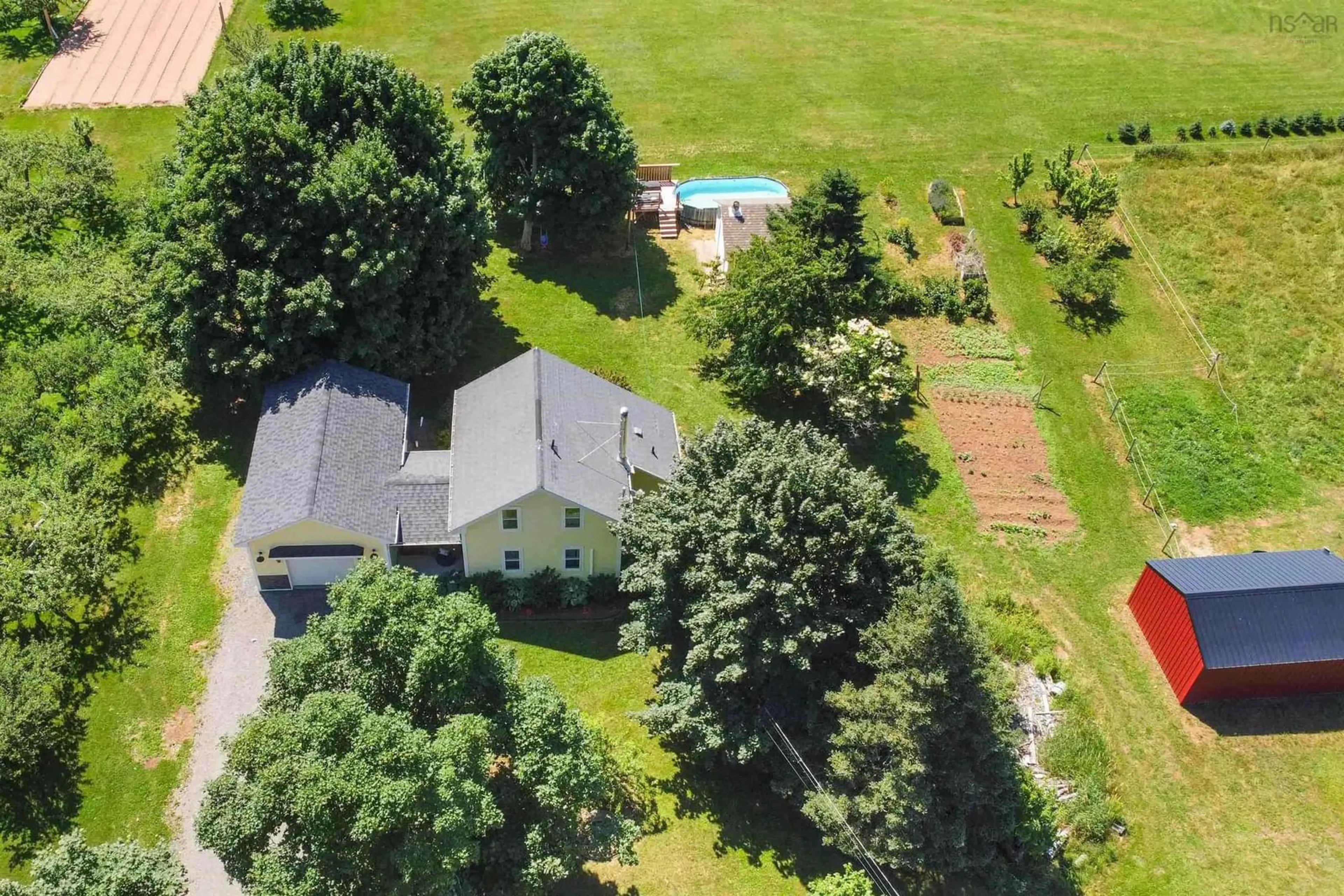 A pic from outside/outdoor area/front of a property/back of a property/a pic from drone, unknown for 805 Bligh Rd, Woodville Nova Scotia B0P 1G0