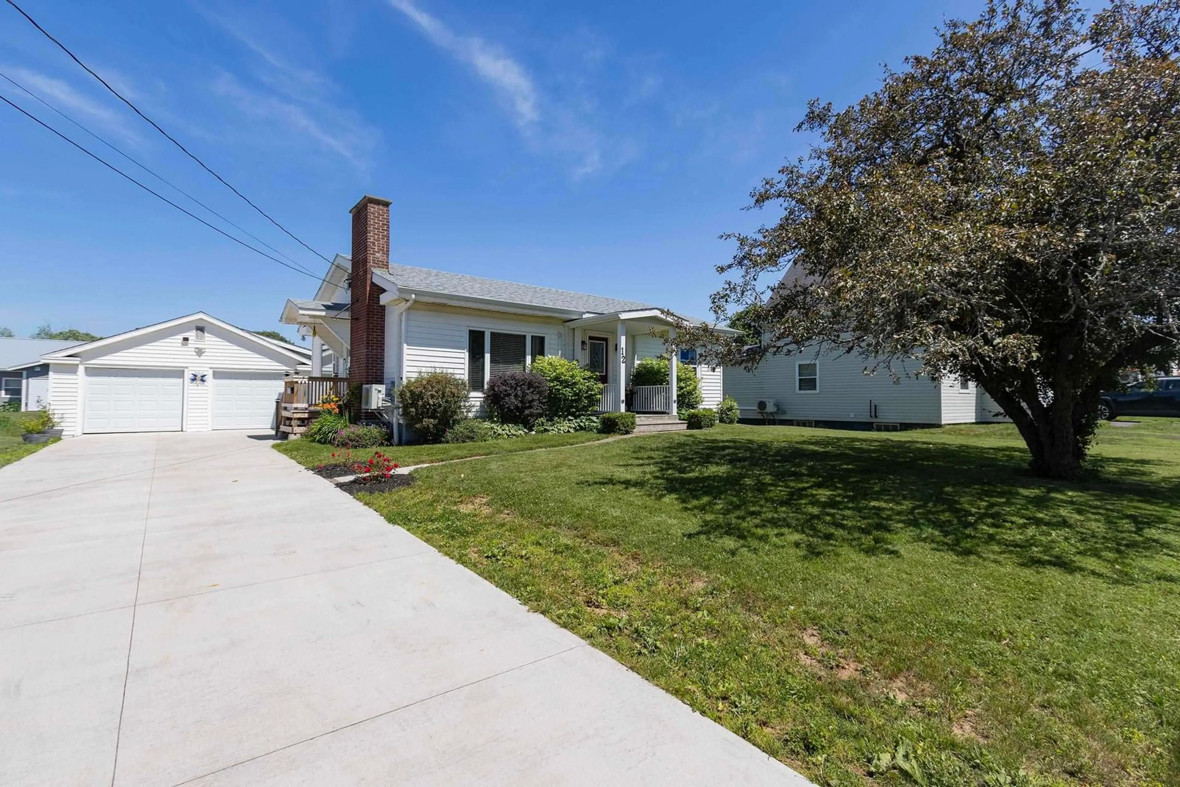 A pic from outside/outdoor area/front of a property/back of a property/a pic from drone, street for 12 Central Ave, Amherst Nova Scotia B4H 2Y6