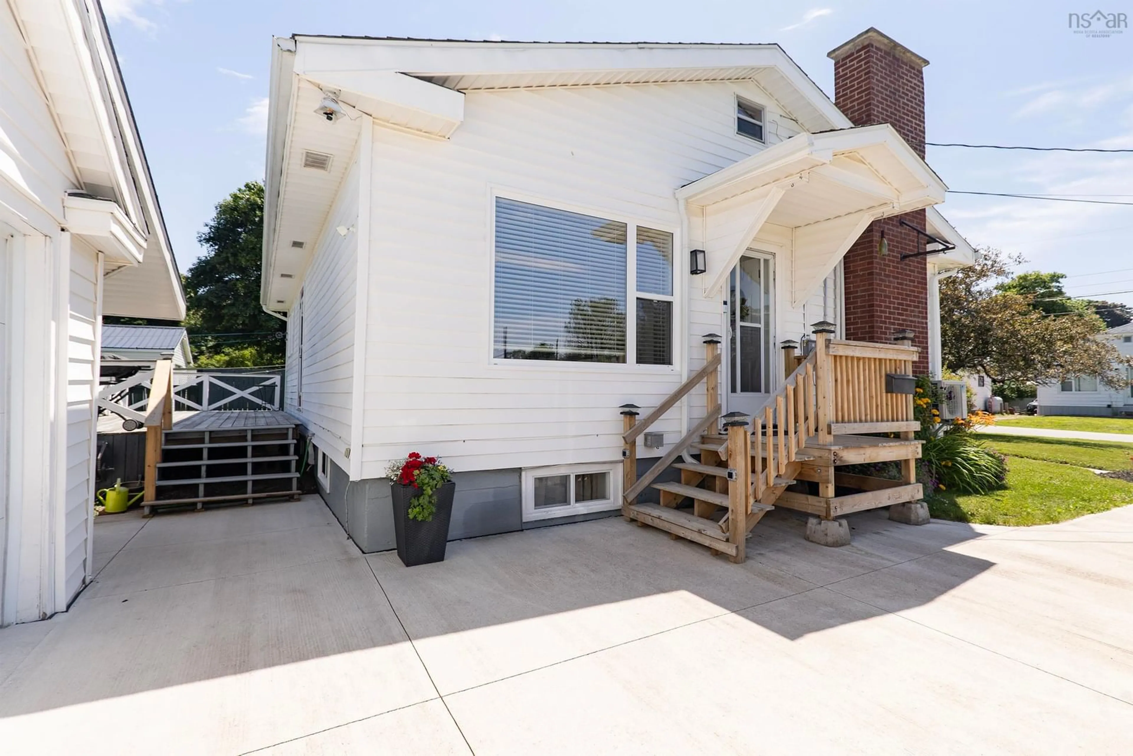 Patio, street for 12 Central Ave, Amherst Nova Scotia B4H 2Y6