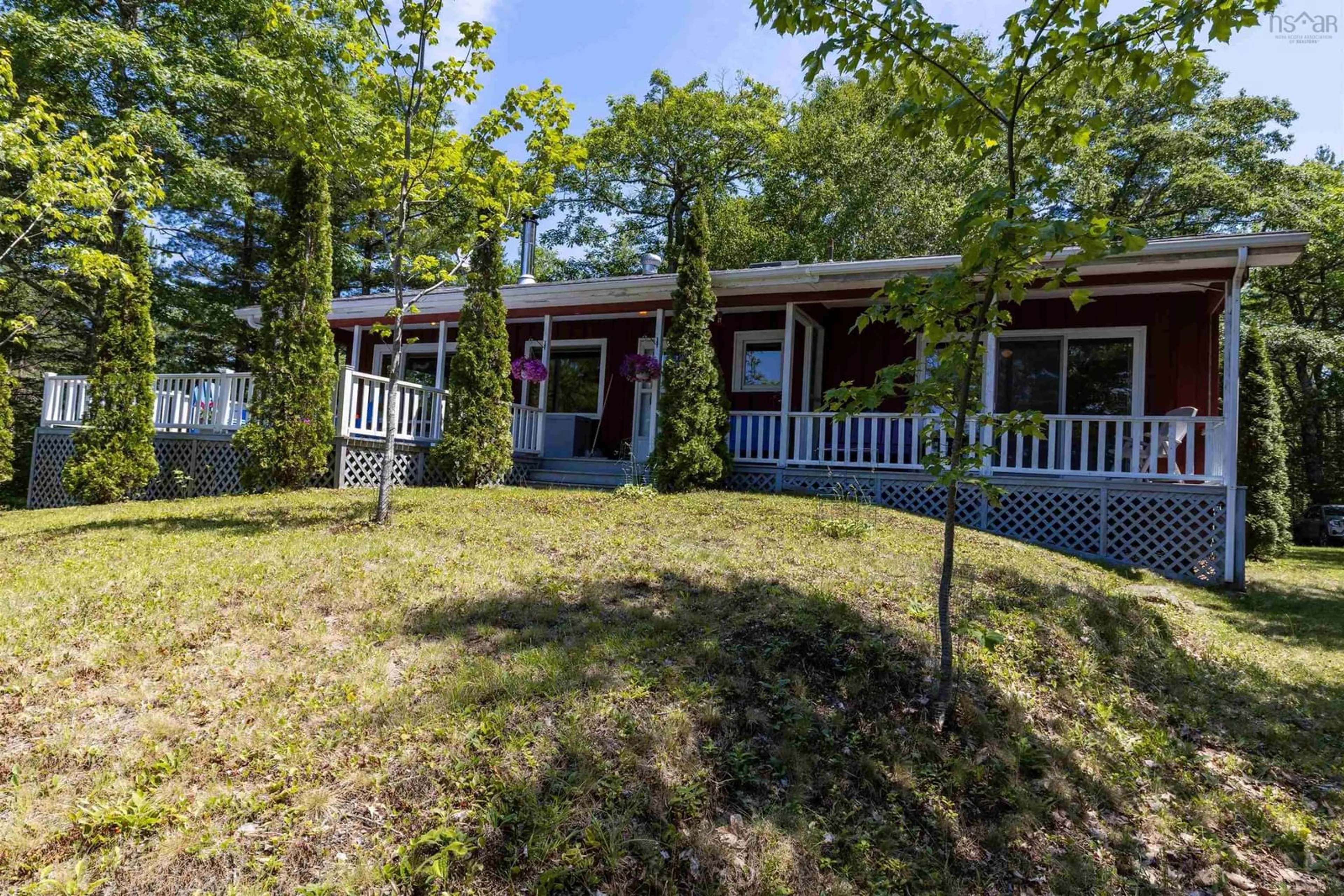 A pic from outside/outdoor area/front of a property/back of a property/a pic from drone, unknown for 7977 Highway 308, East Quinan Nova Scotia B0W 3M0