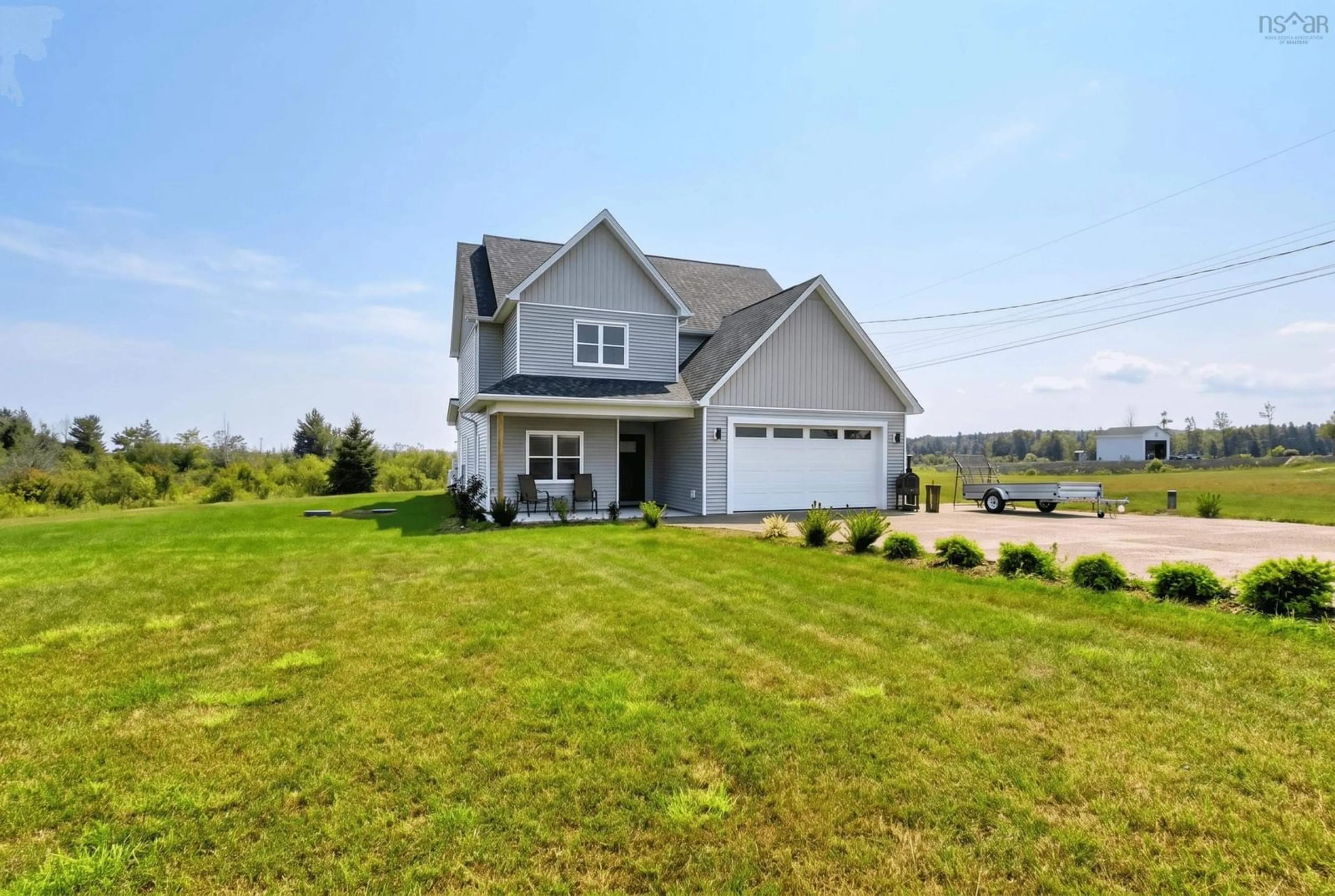 Home with vinyl exterior material, water/lake/river/ocean view for 500 Hemlock Dr, Upper Tantallon Nova Scotia B3Z 0B5