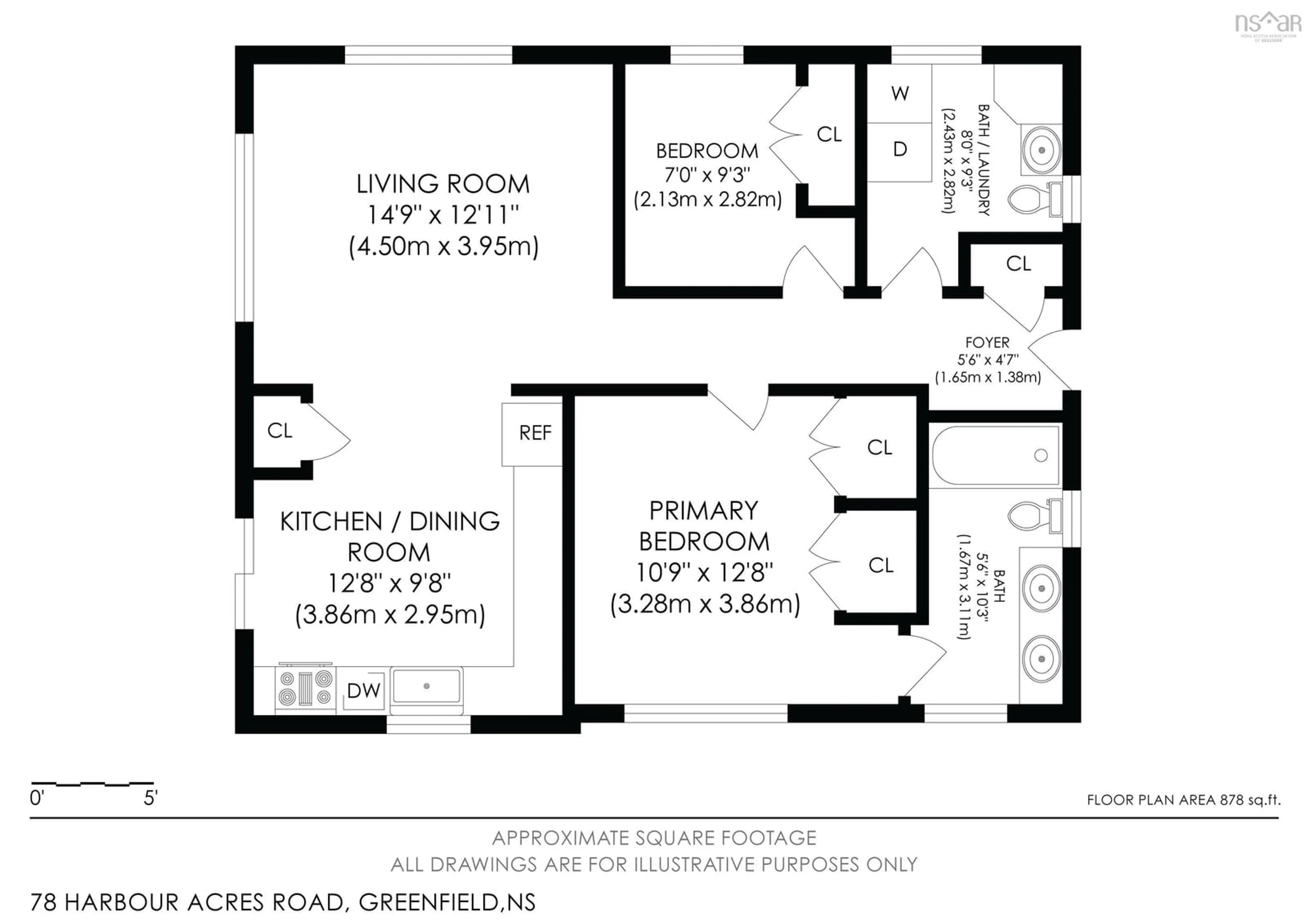 Floor plan for 78 Harbour Acres Rd, Molega Nova Scotia B0T 1E0