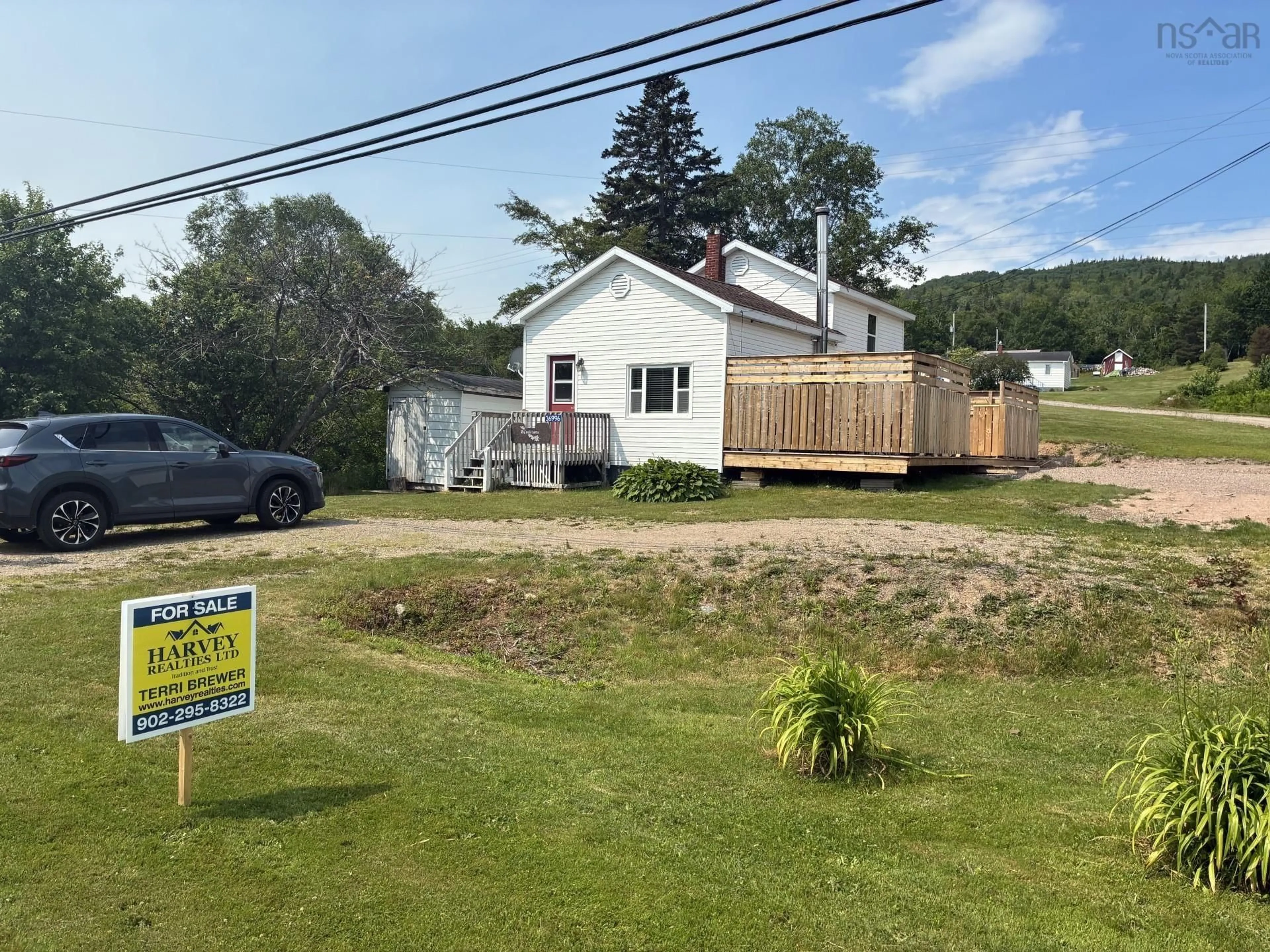 A pic from outside/outdoor area/front of a property/back of a property/a pic from drone, unknown for 36996 Cabot Trail, Ingonish Centre Nova Scotia B0C 1K0