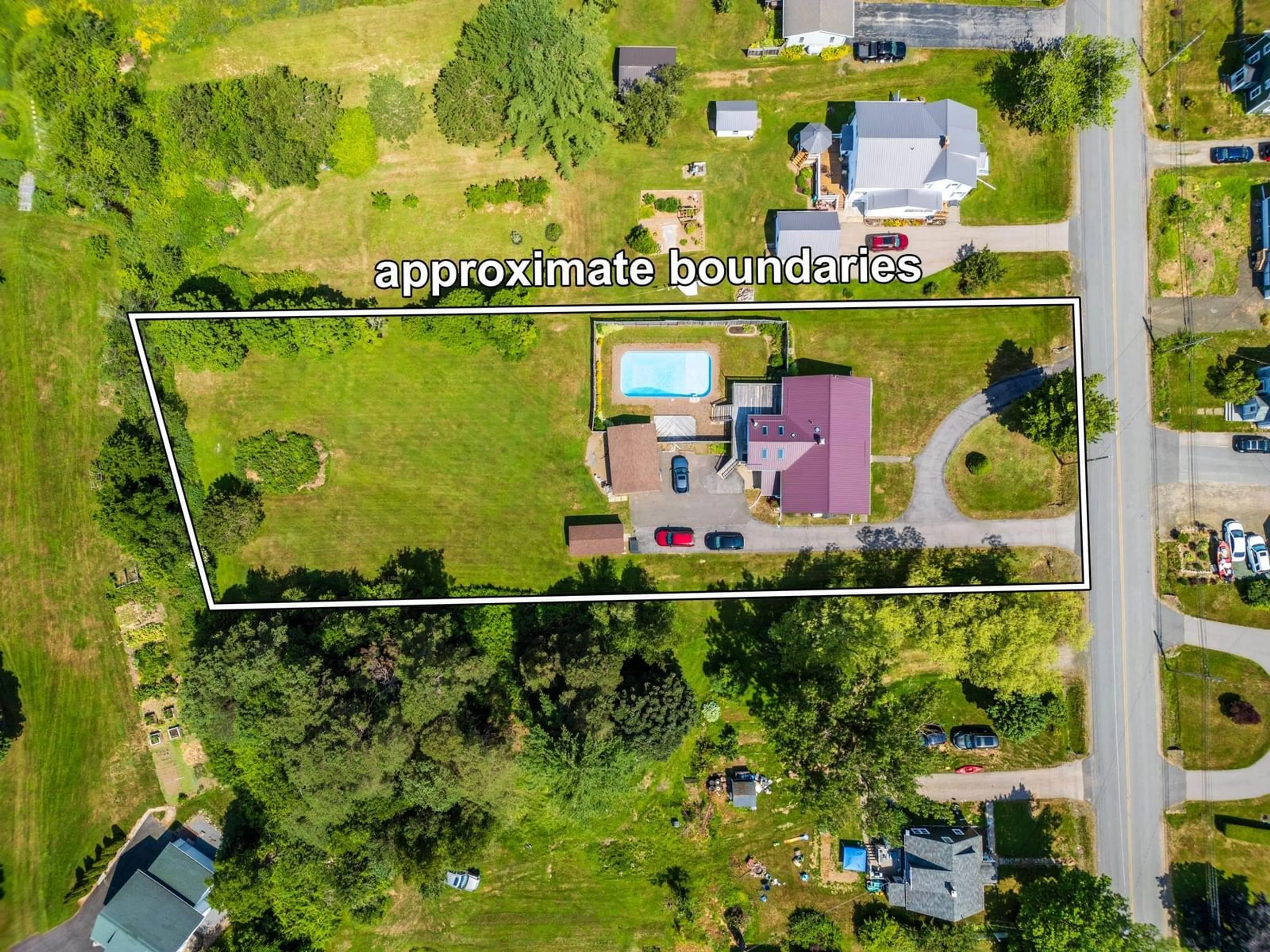A pic from outside/outdoor area/front of a property/back of a property/a pic from drone, unknown for 29 South Street, Carleton Corner Nova Scotia B0S 1C0