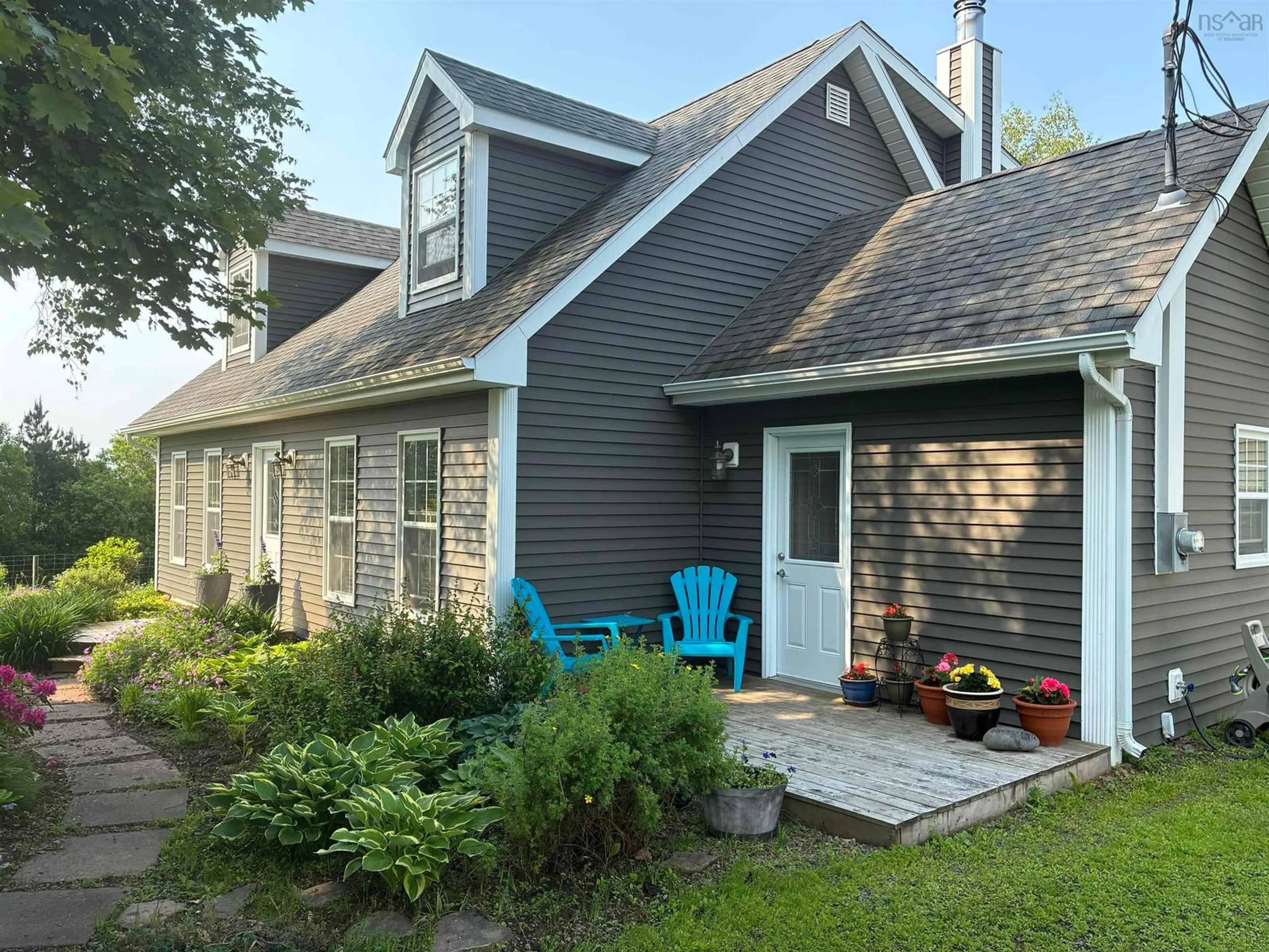 A pic from outside/outdoor area/front of a property/back of a property/a pic from drone, street for 21 Croweland Dr, East Mountain Nova Scotia B6L 2C4