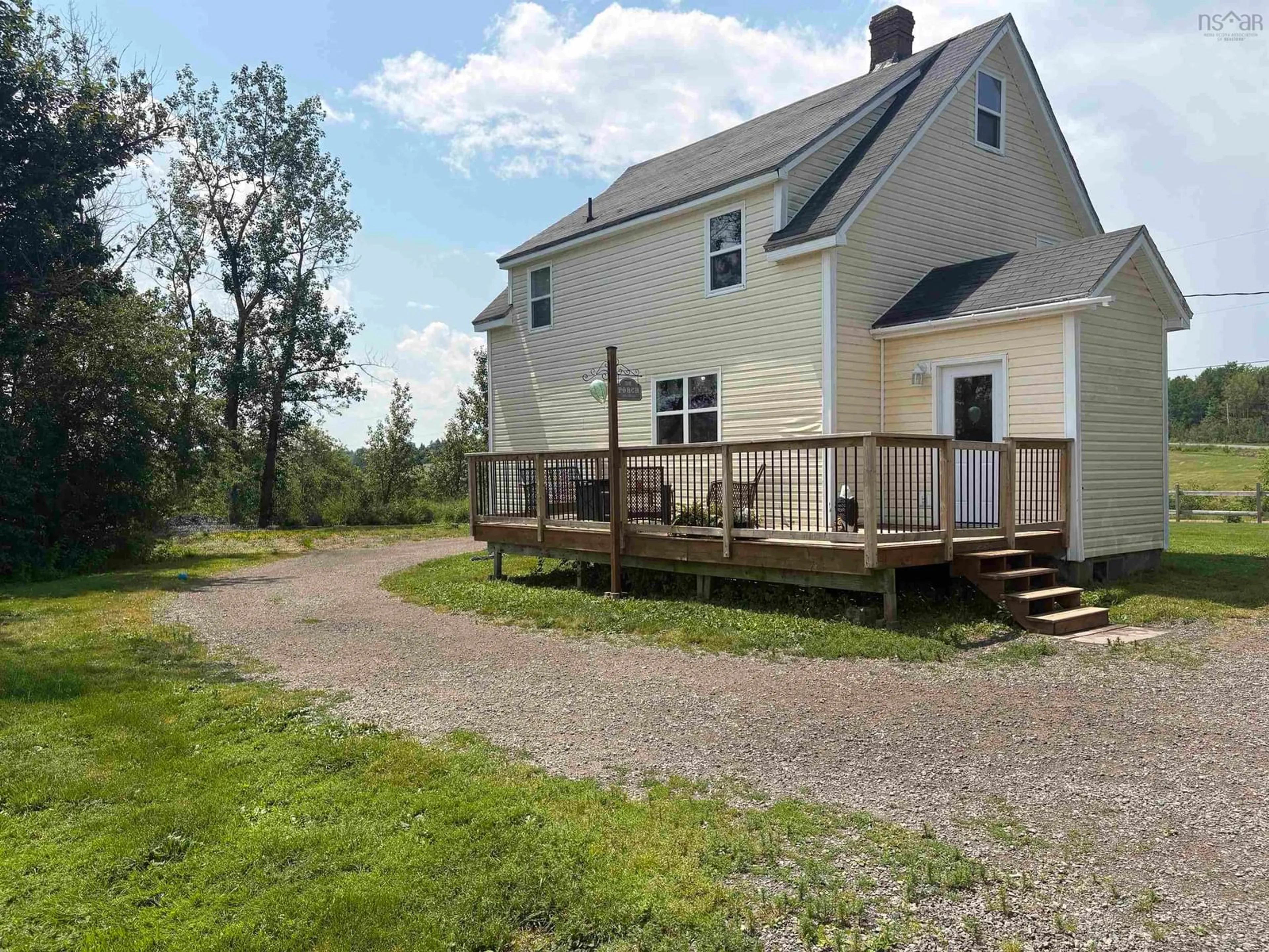 A pic from outside/outdoor area/front of a property/back of a property/a pic from drone, street for 3820 Gairloch Rd, Union Centre Nova Scotia B0K 2A0