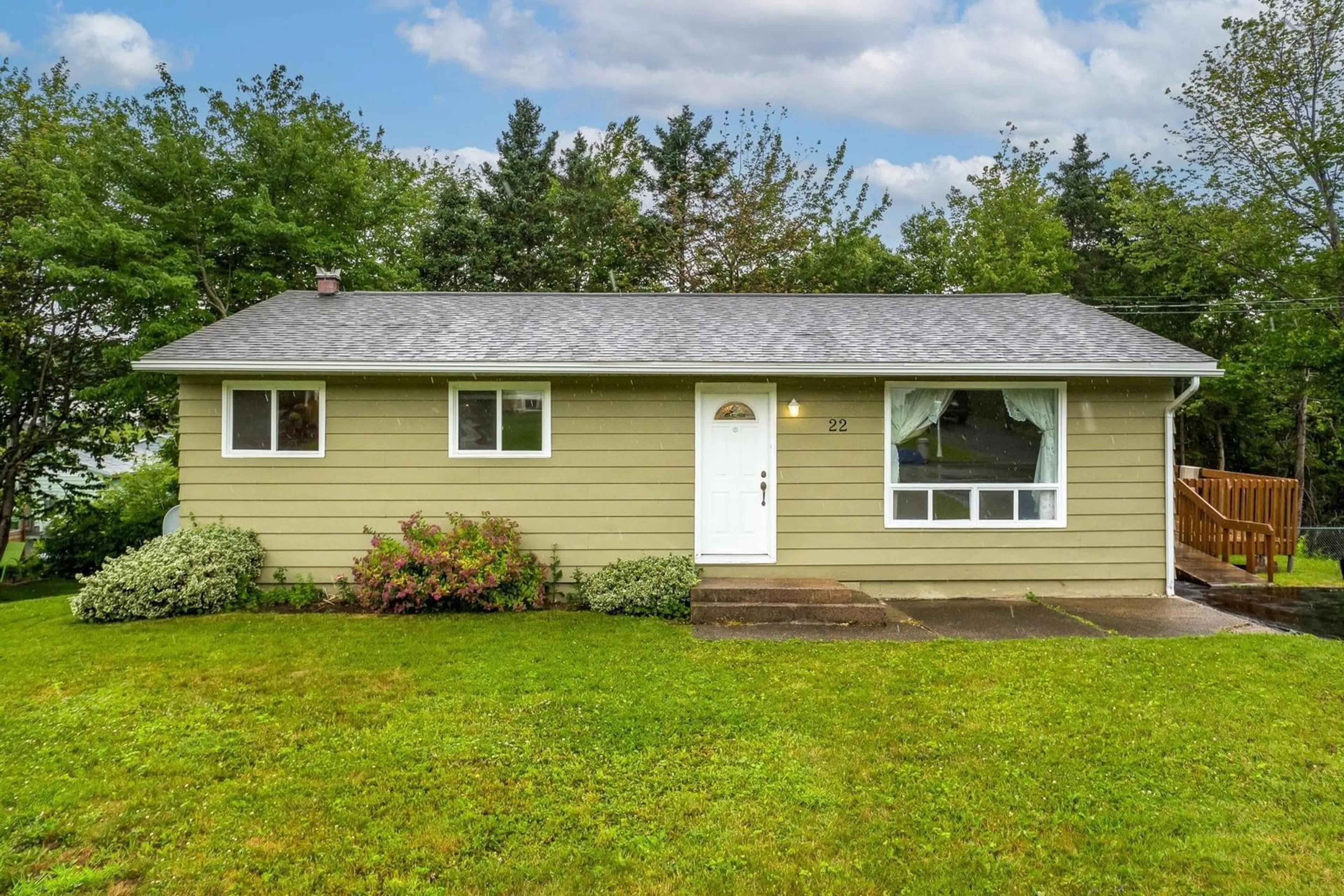 Home with vinyl exterior material, street for 22 Badger Ave, Lake Loon Nova Scotia B2W 3W2