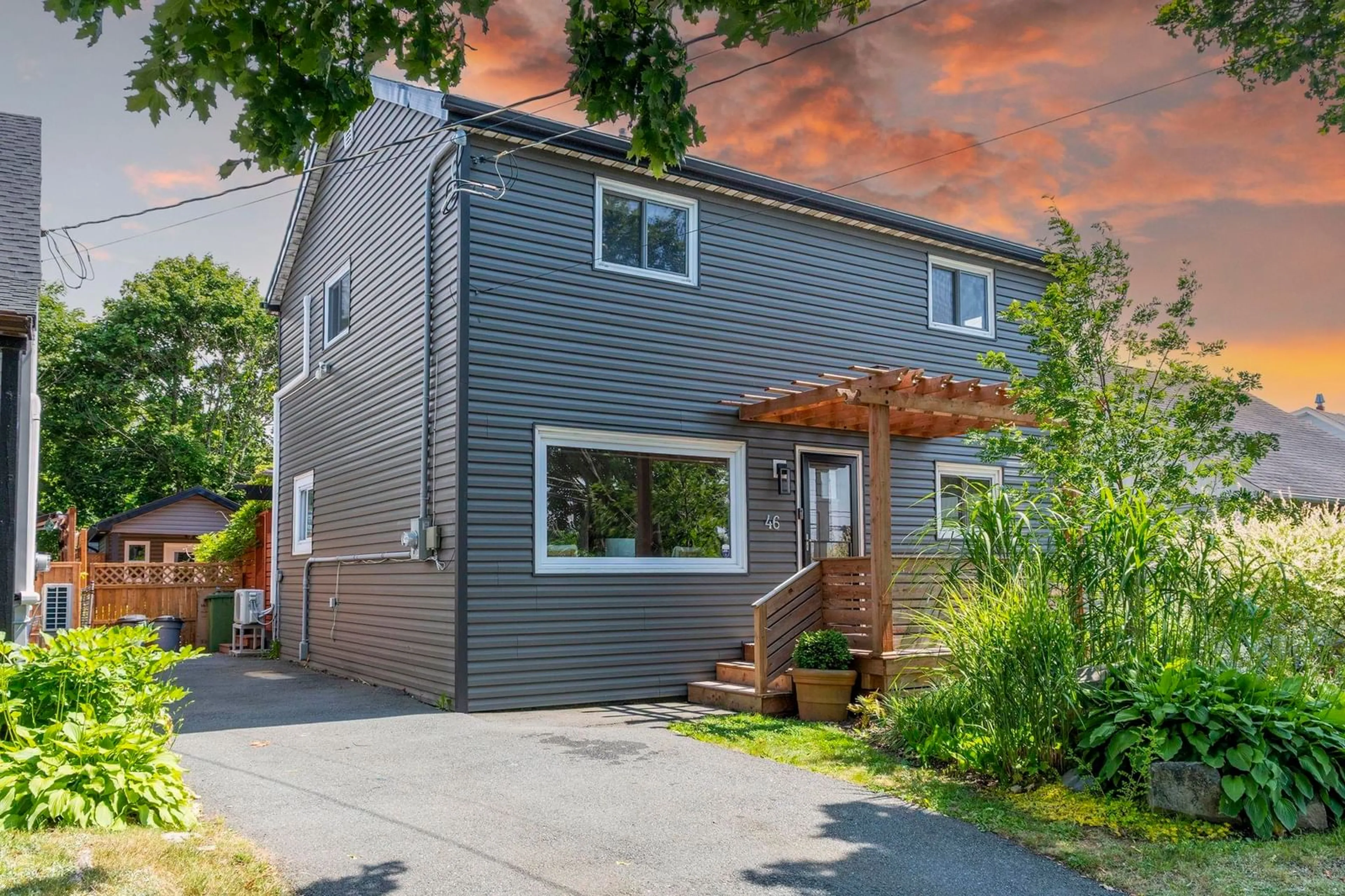 Home with vinyl exterior material, street for 46 Albro Lake Rd, Dartmouth Nova Scotia B3A 3Y1
