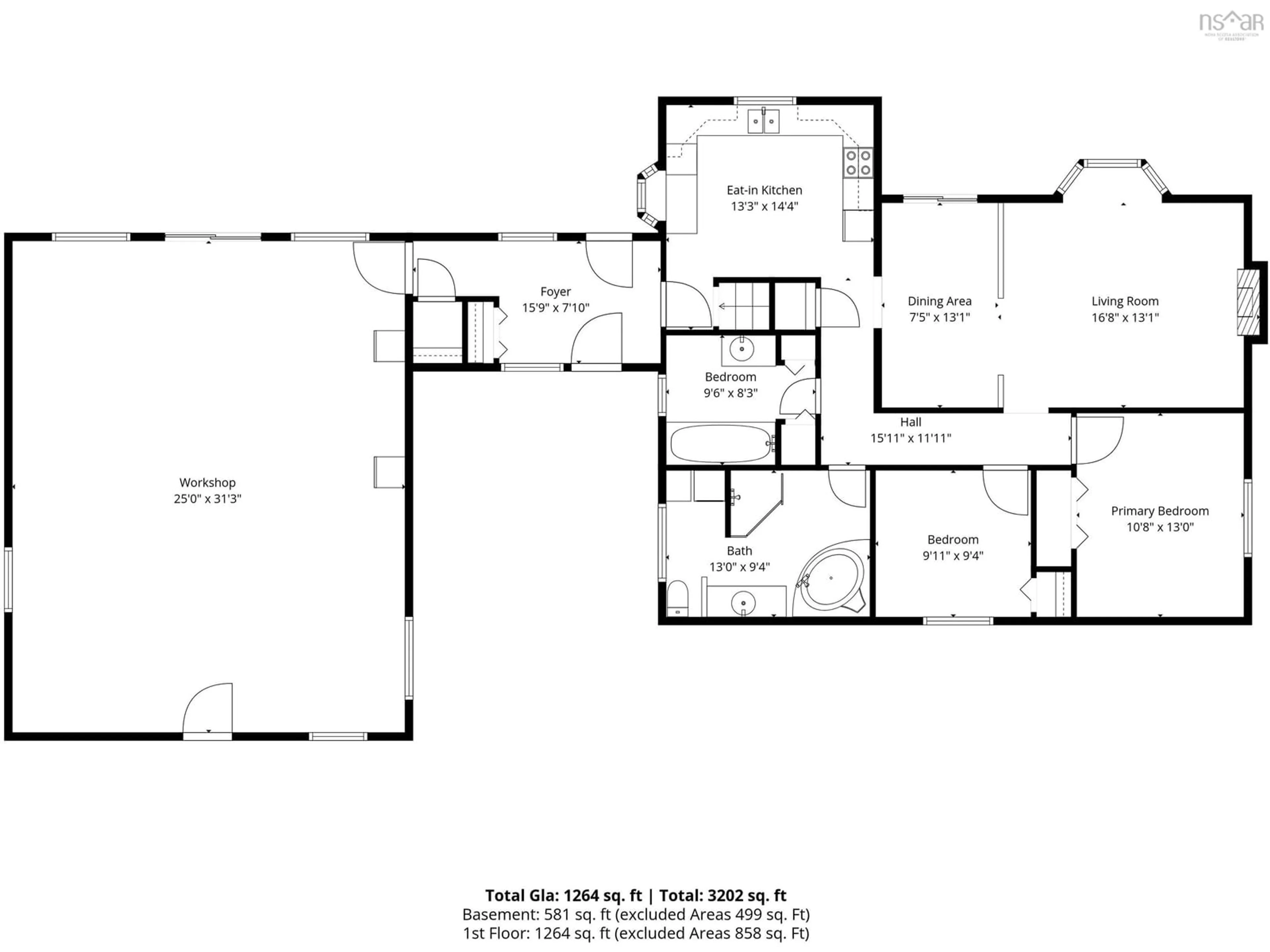 Floor plan for 29389 Cabot Trail, Cape North Nova Scotia B0C 1G0